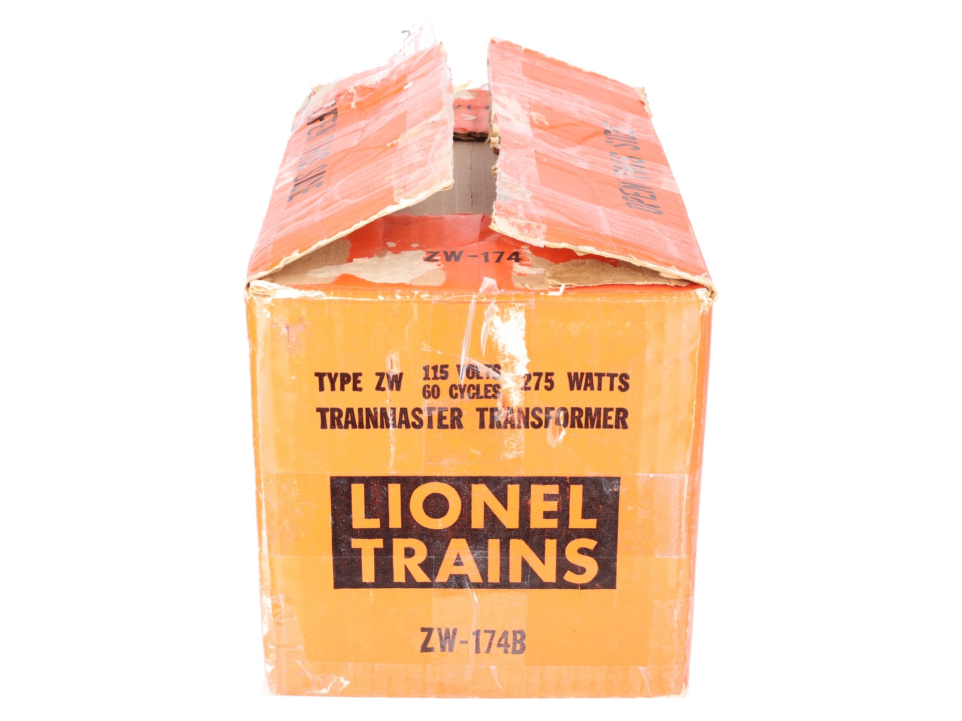 Lionel ZW O Gauge Vintage Trainmaster 275 Watt Transformer with Whistle VG/Box