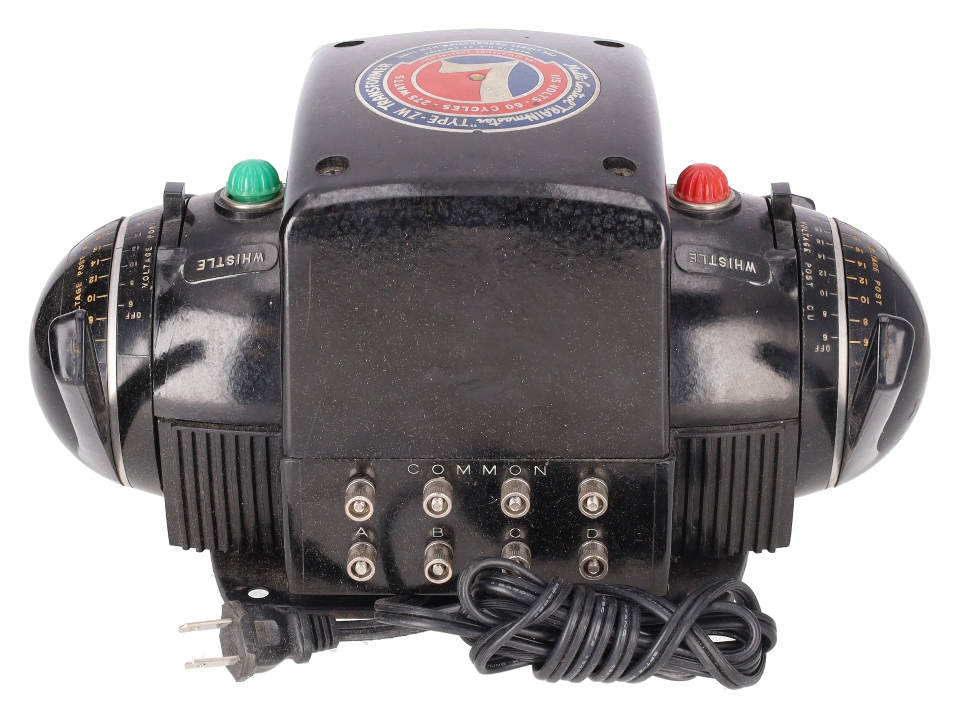 Lionel ZW O Gauge Vintage Trainmaster 275 Watt Transformer with Whistle VG/Box