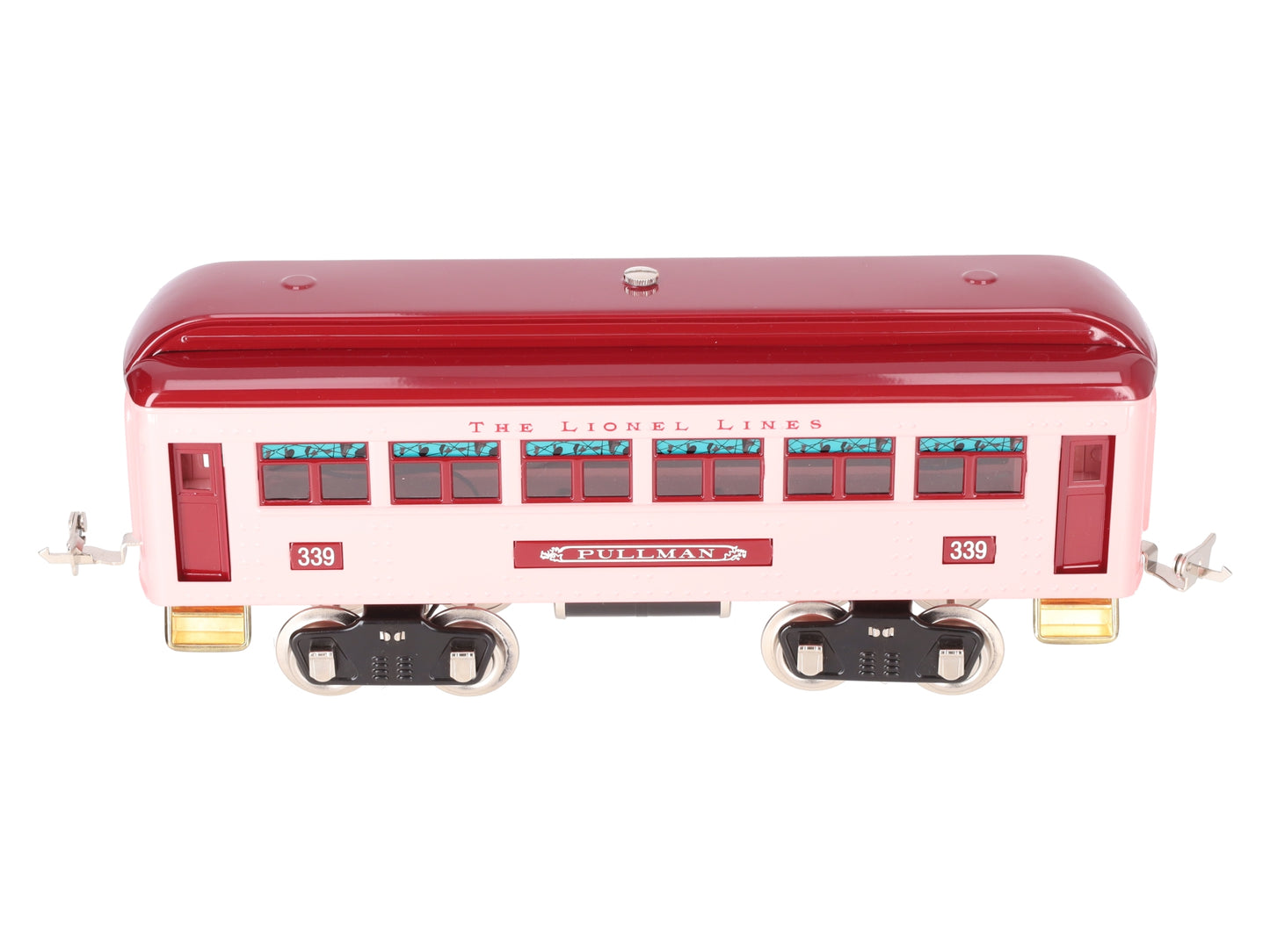 MTH 11-40025 Standard Gauge Lionel Lines Pullmen Pink Coach Passenger Car #339 LN/Box