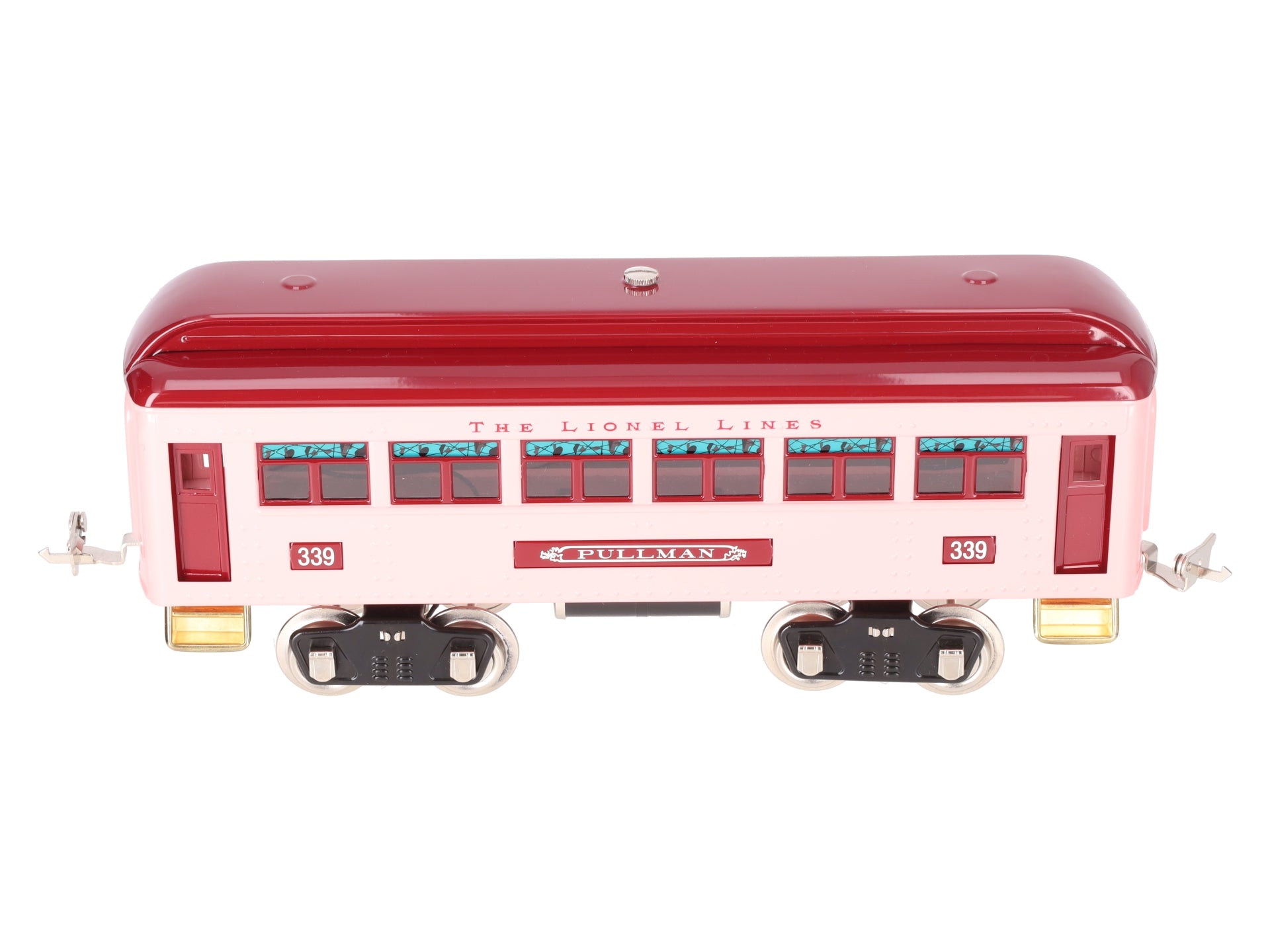 MTH 11-40025 Standard Gauge Lionel Lines Pullmen Pink Coach Passenger Car #339 LN/Box