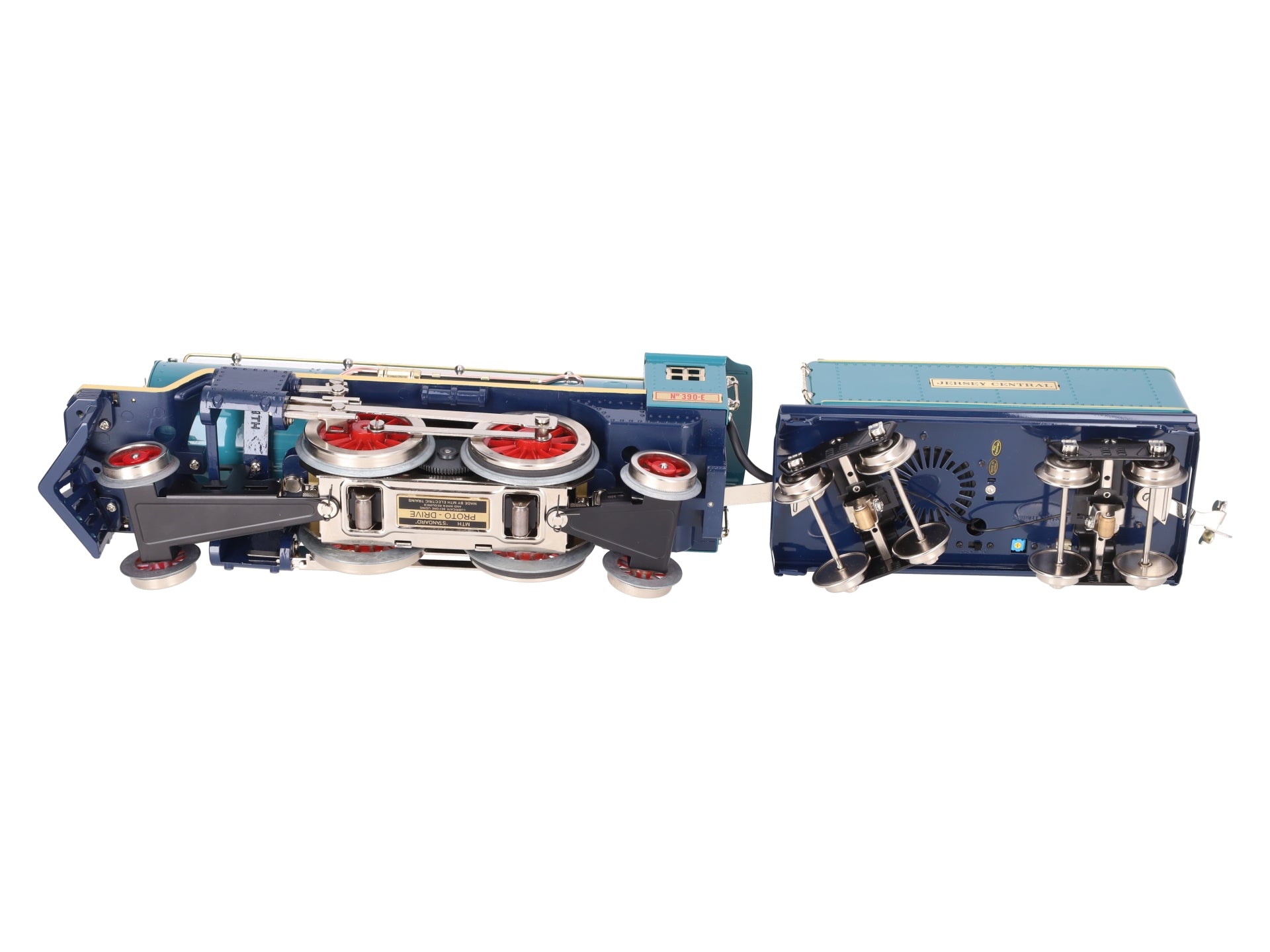 MTH 10-1279-1 Std. Gauge Tinplate No. 390 Steam Locomotive & Tender w/PS2 LN/Box