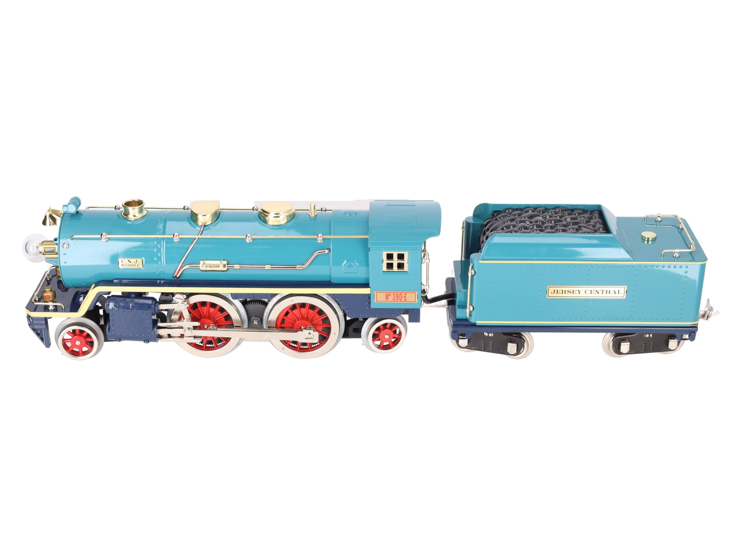 MTH 10-1279-1 Std. Gauge Tinplate No. 390 Steam Locomotive & Tender w/PS2 LN/Box
