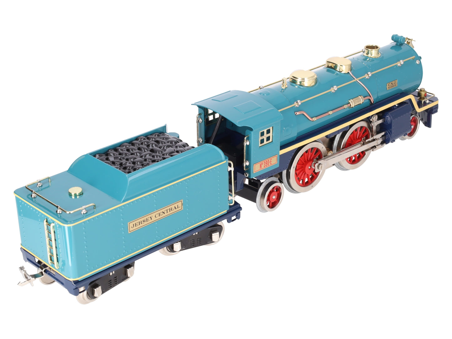MTH 10-1279-1 Std. Gauge Tinplate No. 390 Steam Locomotive & Tender w/PS2 LN/Box