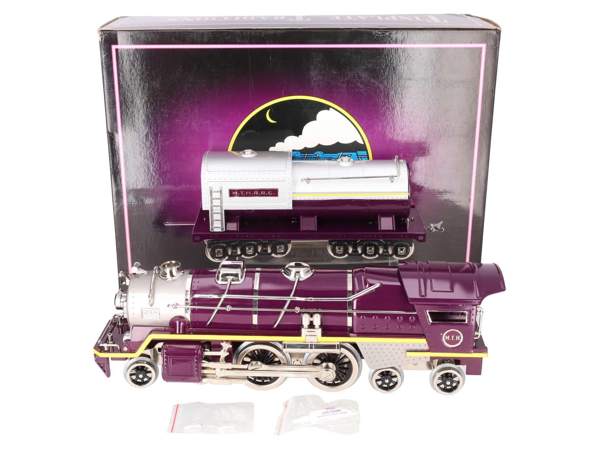 MTH 10-1207-1 Standard Gauge 400E Steam Locomotive and Tender w/PS2 EX/Box