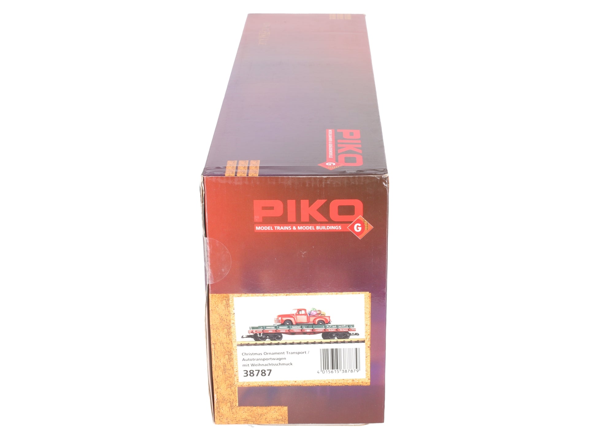Piko 38787 G Christmas Ornament Transport w/Diecast Pickup Truck and Ornaments LN/Box