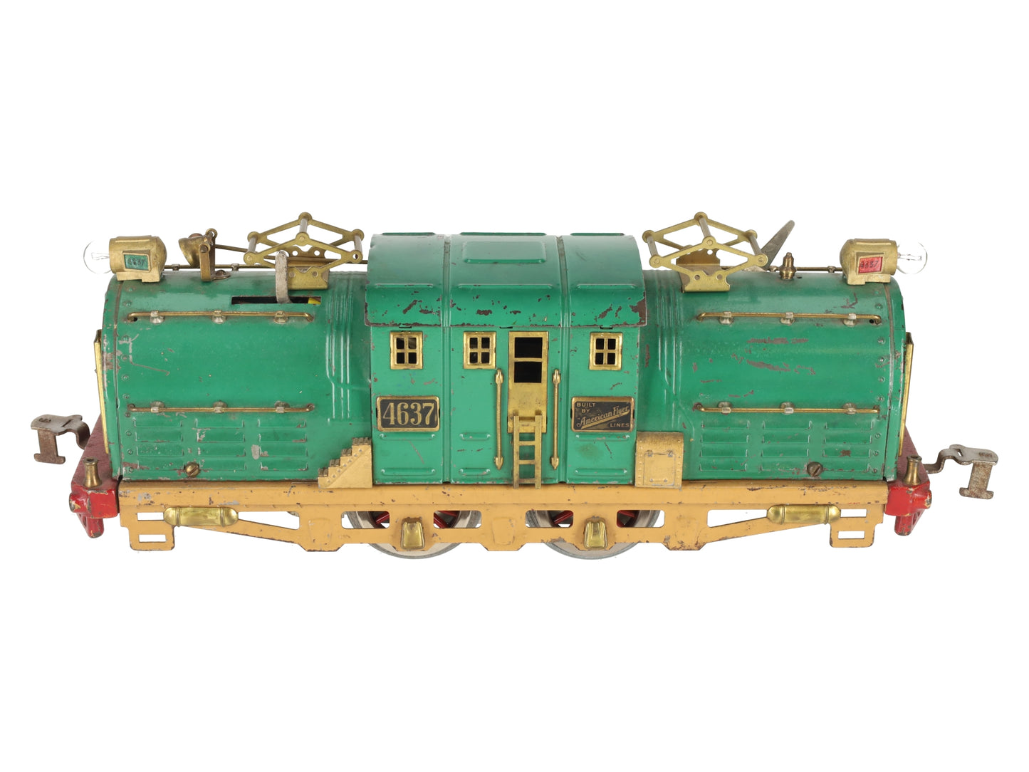 American Flyer 4637 Vintage Std Gauge Shasta Tinplate Electric Locomotive VG