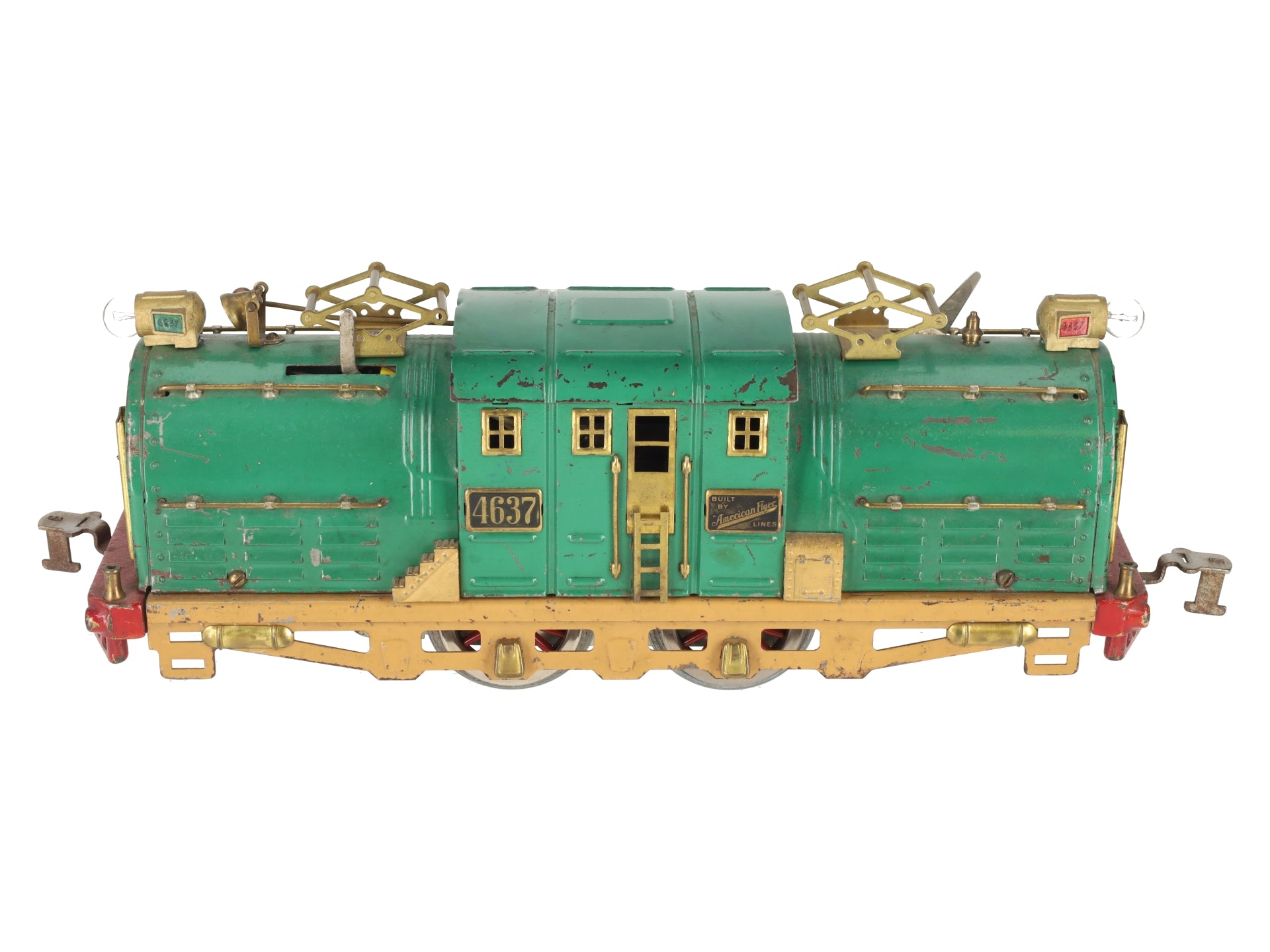 American Flyer 4637 Vintage Std Gauge Shasta Tinplate Electric Locomotive VG