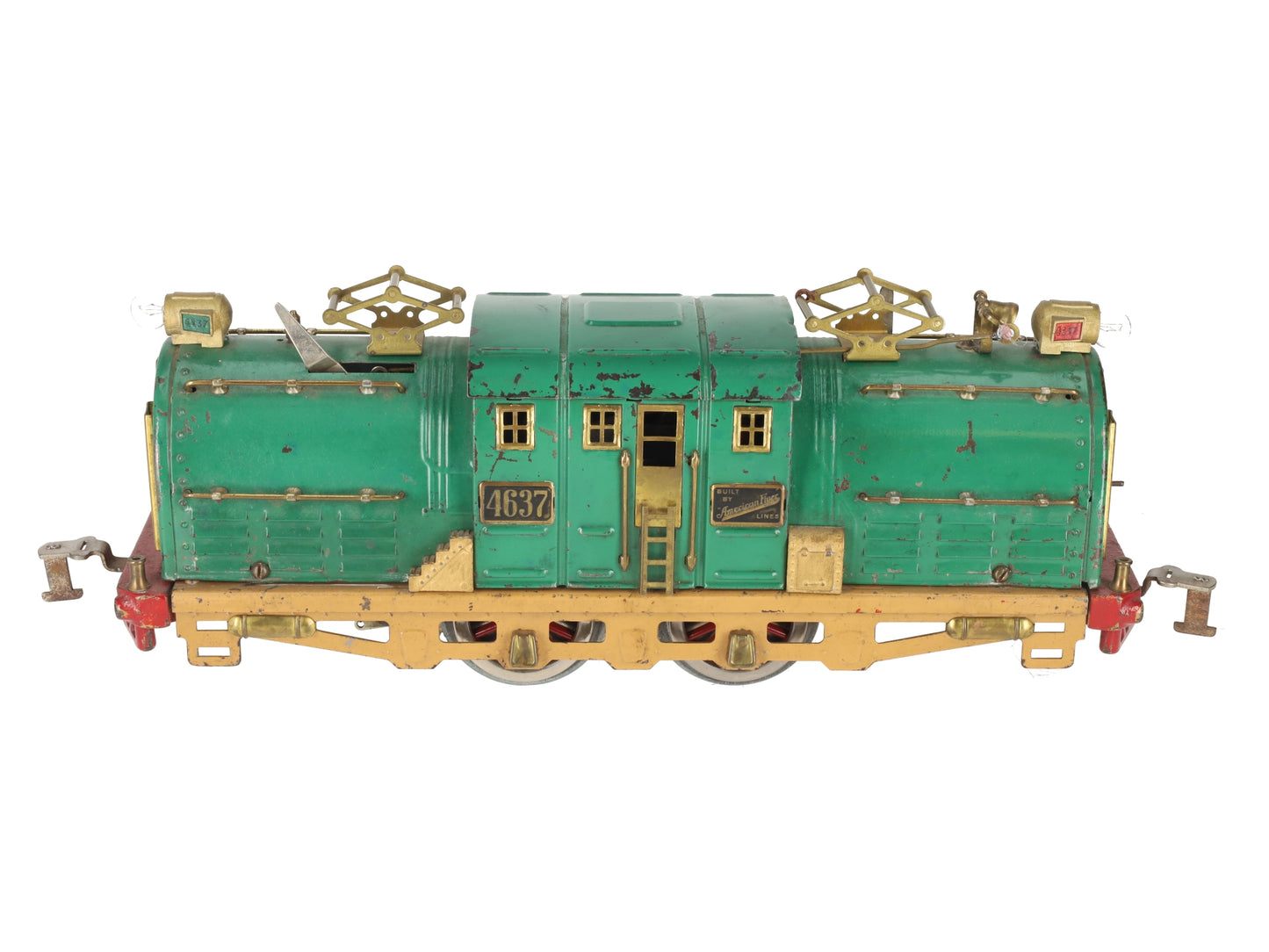 American Flyer 4637 Vintage Std Gauge Shasta Tinplate Electric Locomotive VG
