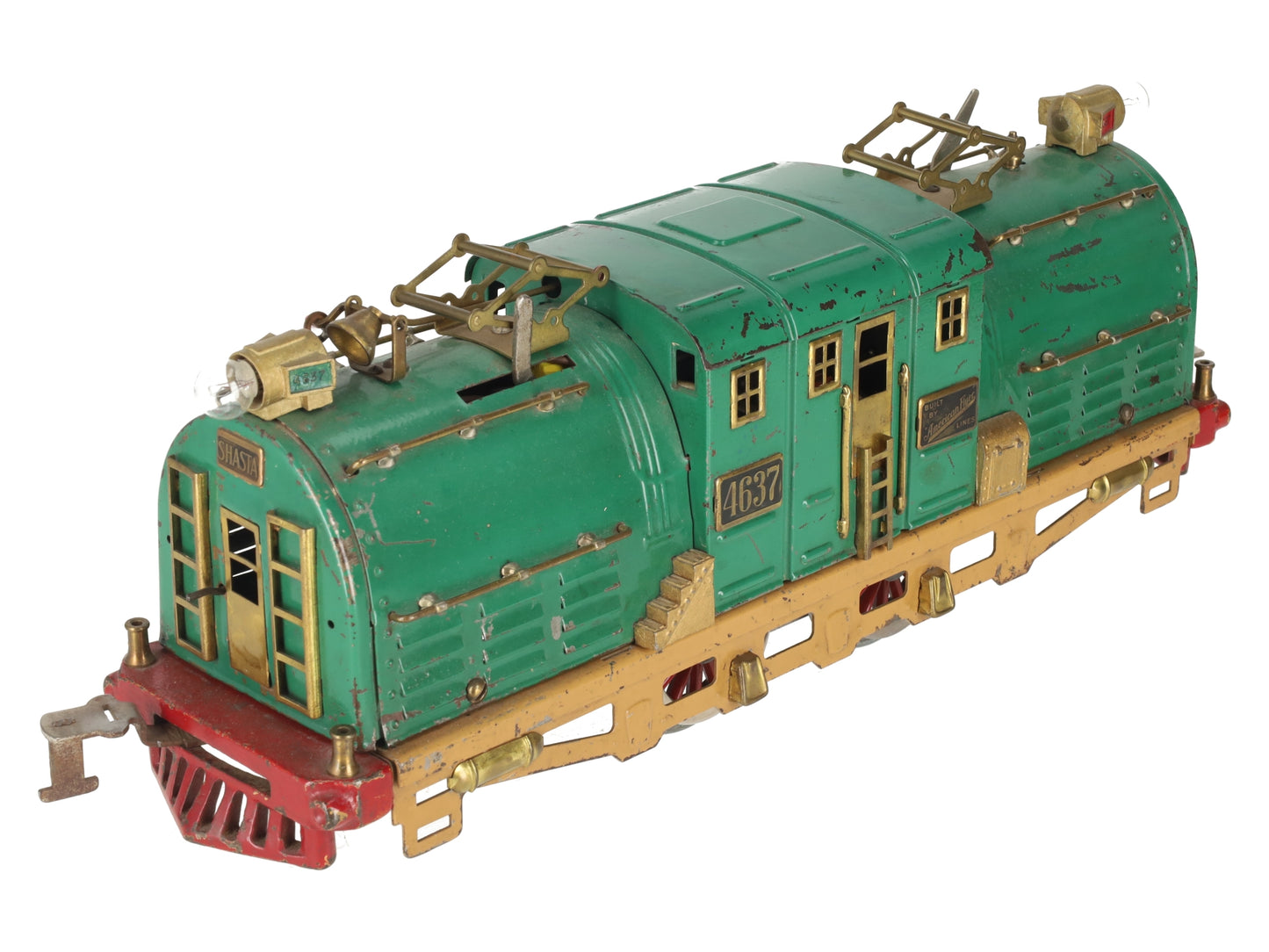 American Flyer 4637 Vintage Std Gauge Shasta Tinplate Electric Locomotive VG