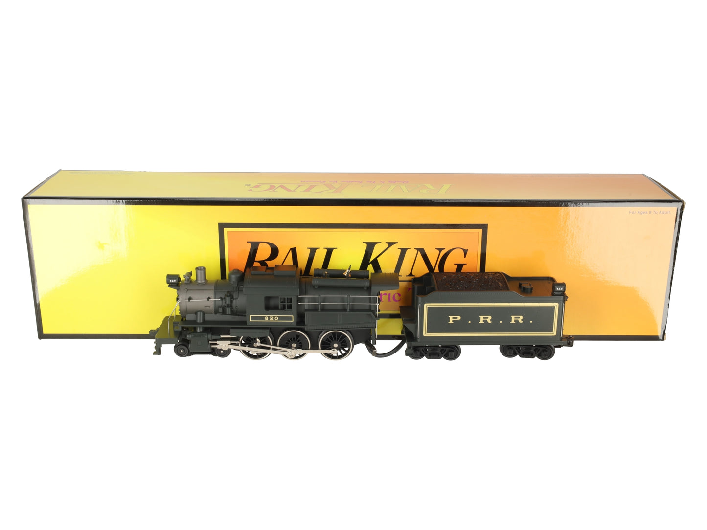 MTH 30-1180-1 O Pennsylvania 4-6-0 Camelback Steam Loco & Tender w/PS2 #820 LN/Box