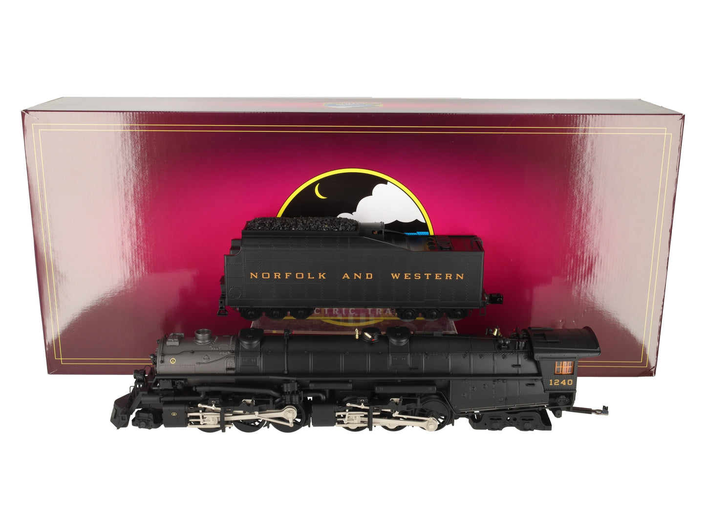 MTH 20-3616-1 O Norfolk & Western Premier 2-6-6-4 Class A Steam Engine w/PS3 LN/Box