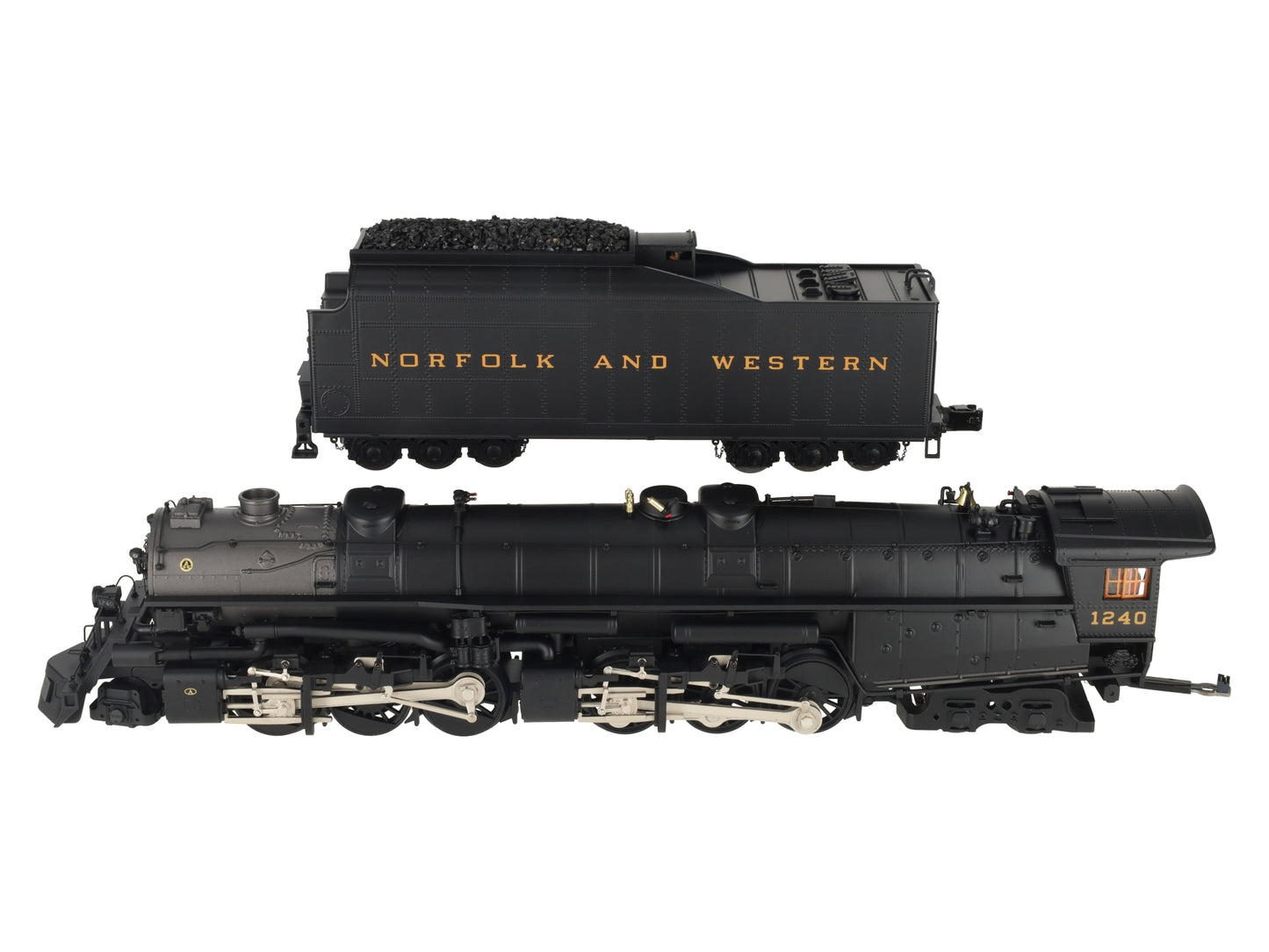 MTH 20-3616-1 O Norfolk & Western Premier 2-6-6-4 Class A Steam Engine w/PS3 LN/Box