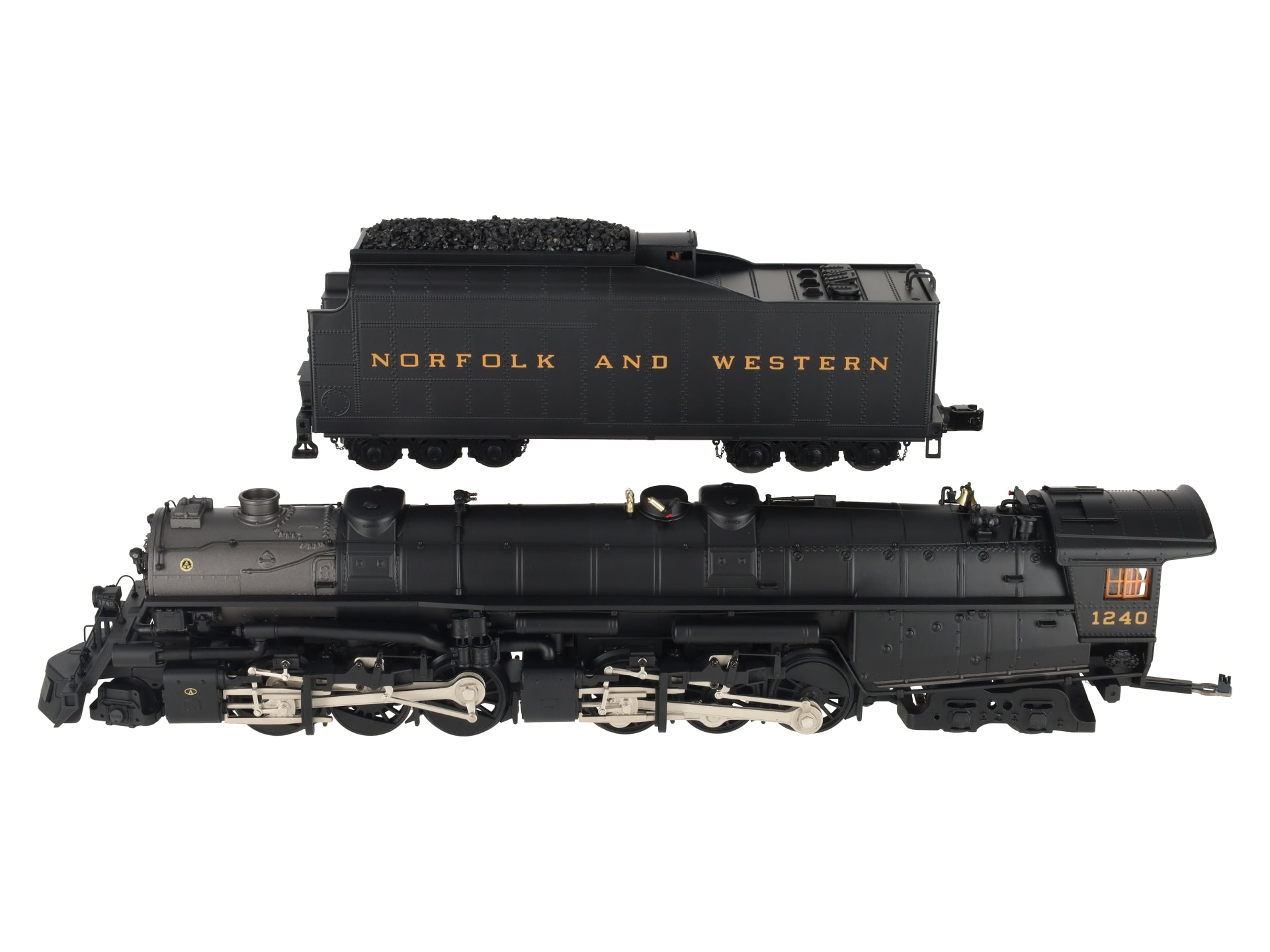 MTH 20-3616-1 O Norfolk & Western Premier 2-6-6-4 Class A Steam Engine w/PS3 LN/Box