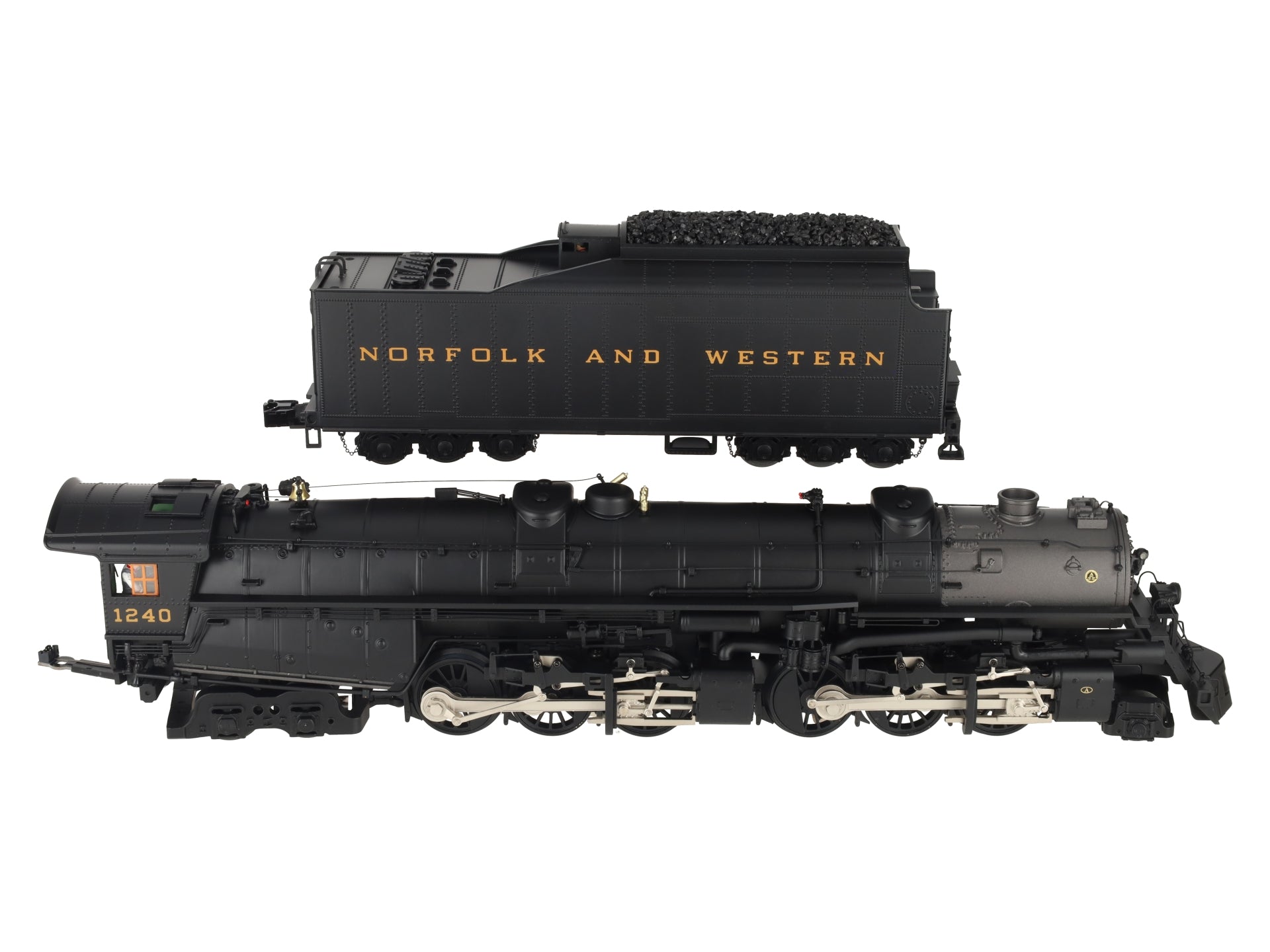 MTH 20-3616-1 O Norfolk & Western Premier 2-6-6-4 Class A Steam Engine w/PS3 LN/Box