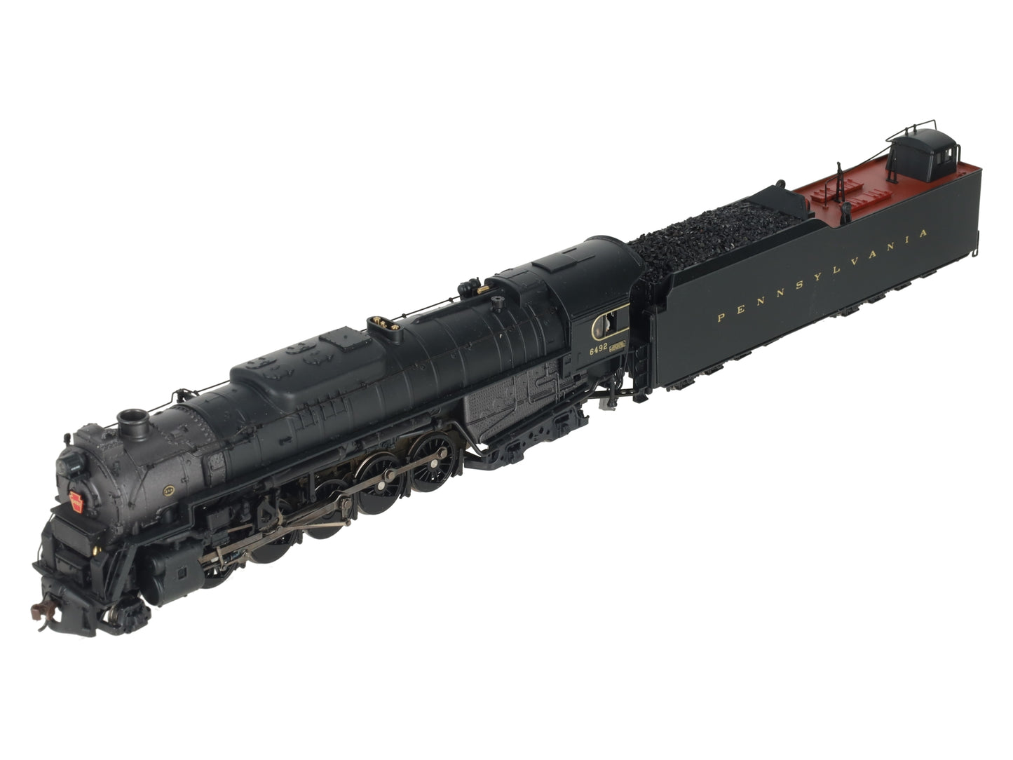 Broadway Limited 2223 HO PRR Class J1 2-10-4 Steam Locomotive w/Paragon2™ #6492 EX/Box