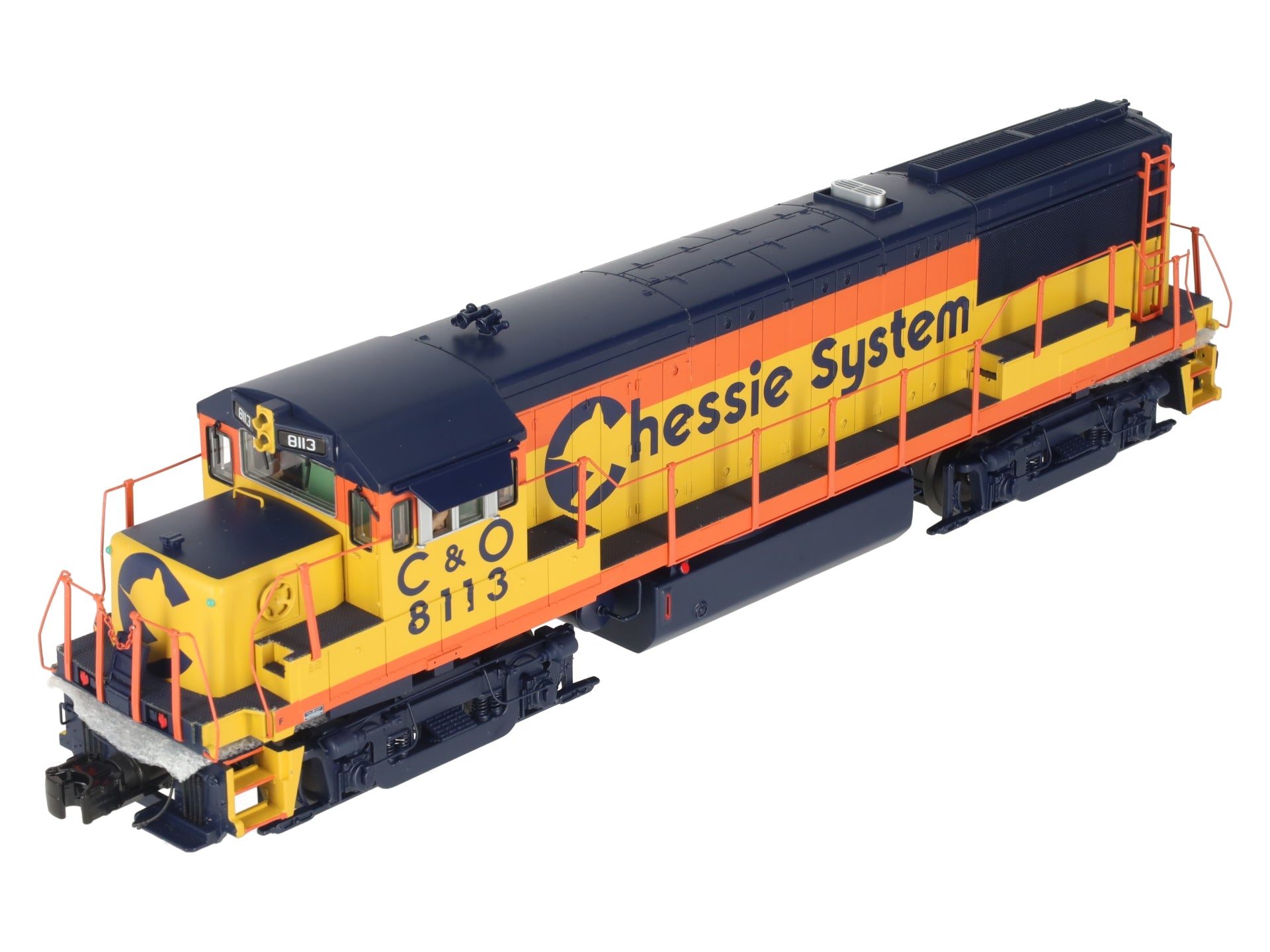 MTH 20-20220-1 Chessie U258B Diesel Engine w/PS3 #8113 (Hi-Rail Wheels) LN/Box