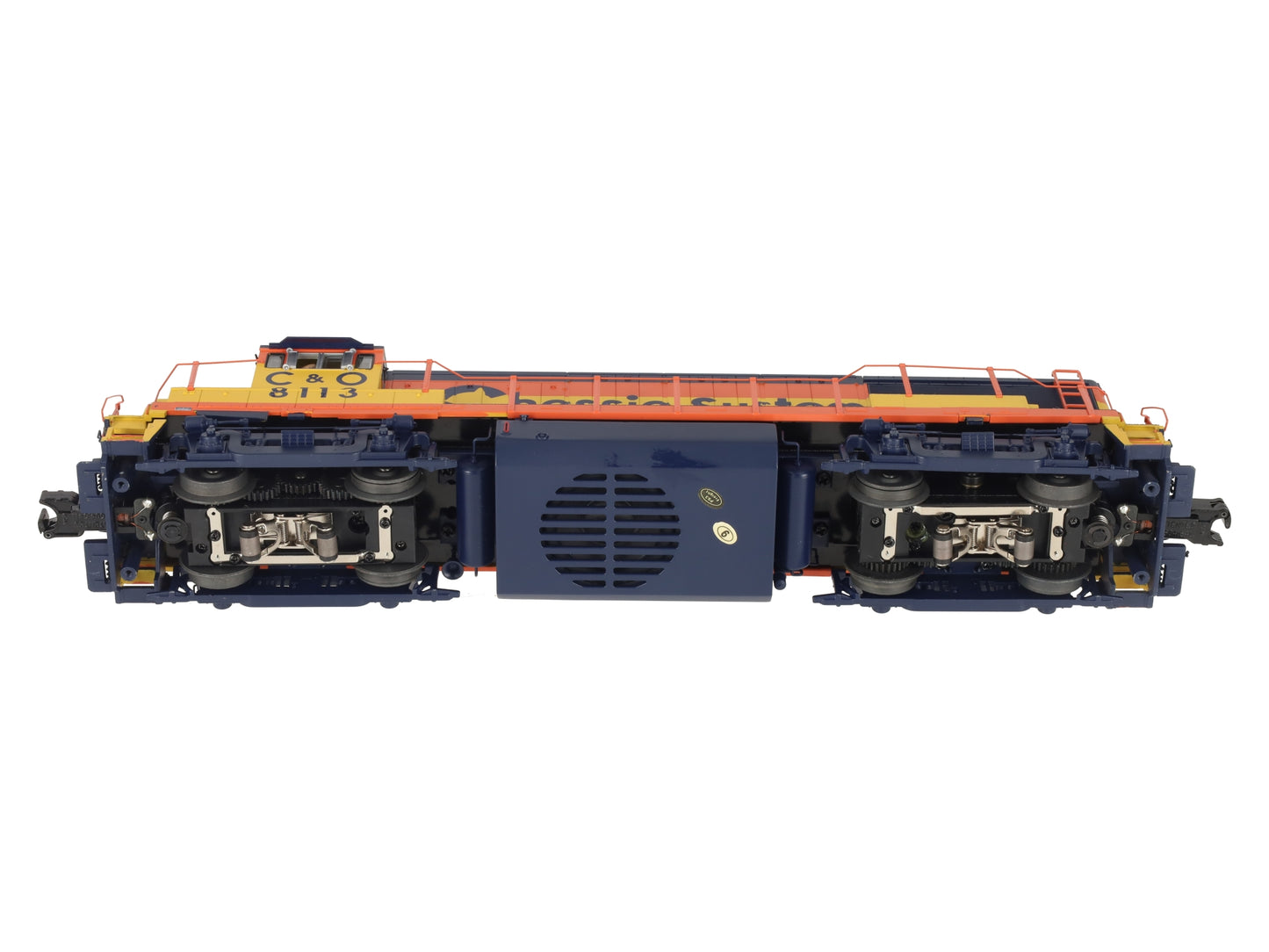MTH 20-20220-1 Chessie U258B Diesel Engine w/PS3 #8113 (Hi-Rail Wheels) LN/Box