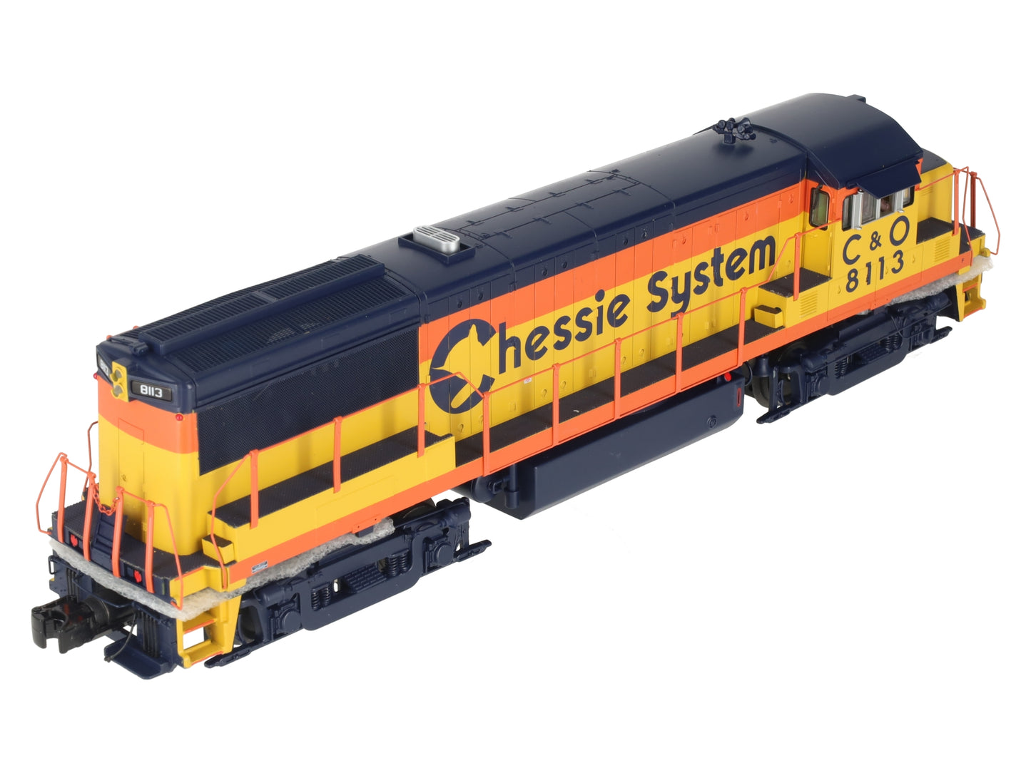 MTH 20-20220-1 Chessie U258B Diesel Engine w/PS3 #8113 (Hi-Rail Wheels) LN/Box