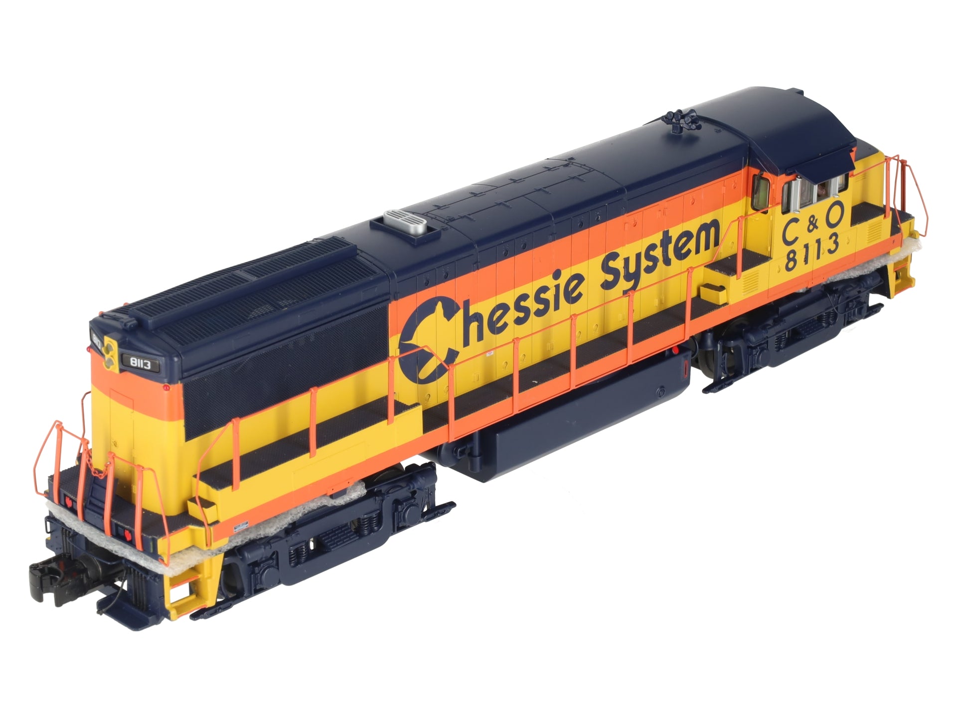 MTH 20-20220-1 Chessie U258B Diesel Engine w/PS3 #8113 (Hi-Rail Wheels) LN/Box