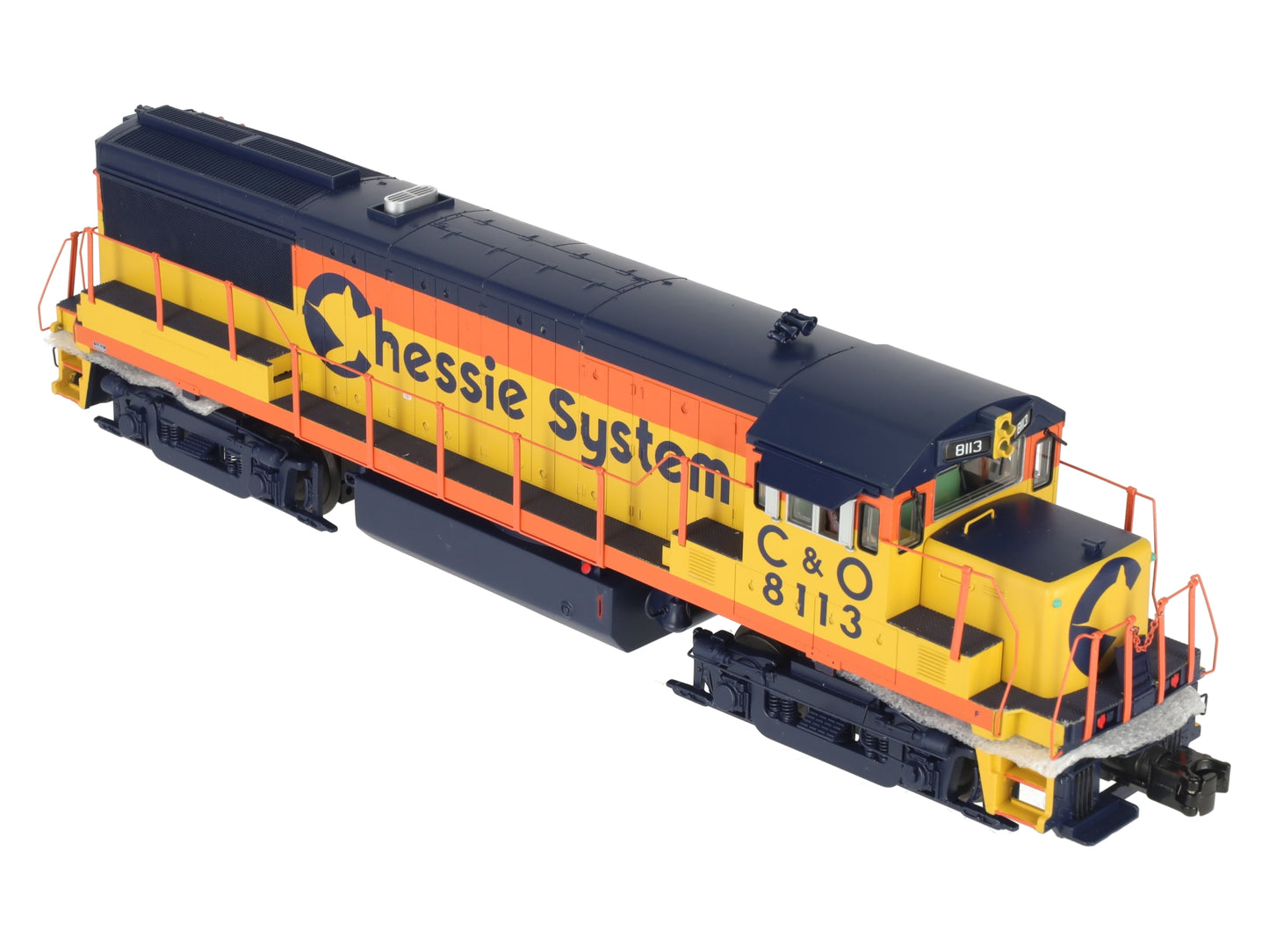 MTH 20-20220-1 Chessie U258B Diesel Engine w/PS3 #8113 (Hi-Rail Wheels) LN/Box