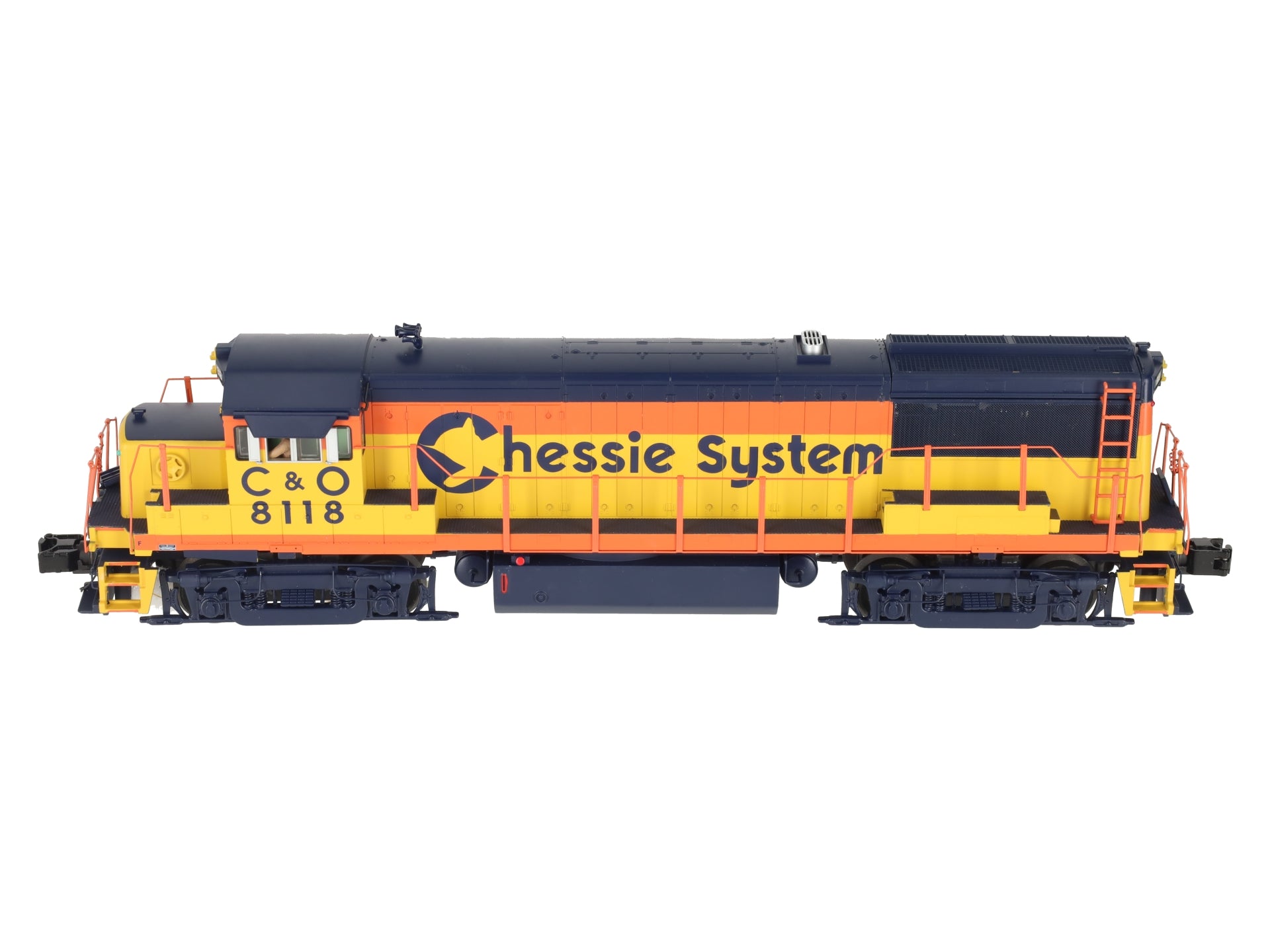 MTH 20-20220-1 Chessie U258B Diesel Engine w/PS3 #8118 (Hi-Rail Wheels) LN/Box