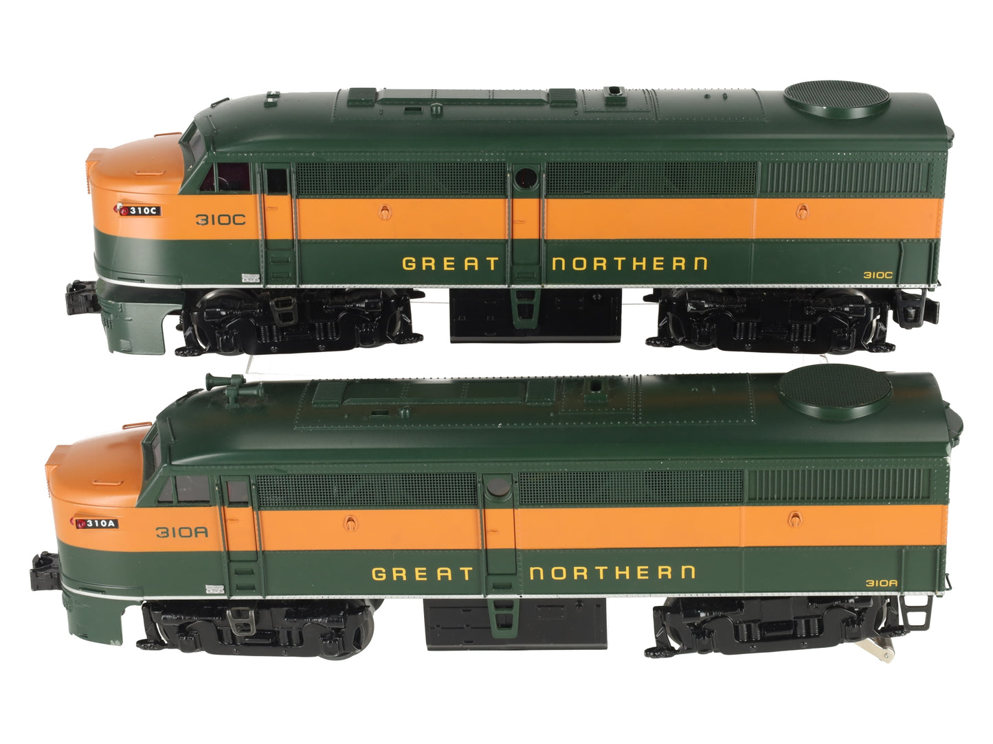 Williams 20913 O GN FA-1 Diesel Locomotive AA Set (Powered and Dummy)