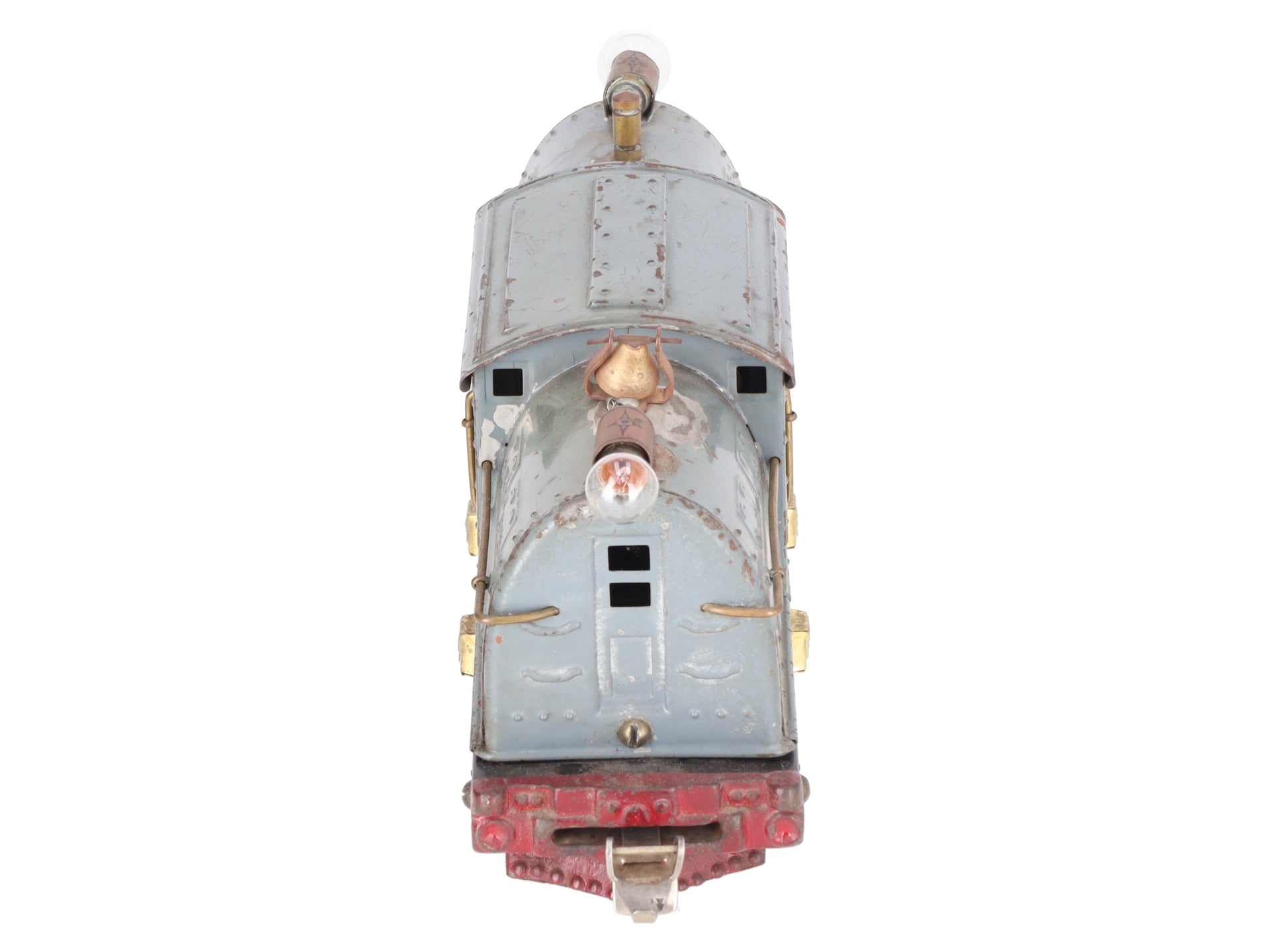 Ives 3257R Vintage O 0-4-0 Gray Powered Electric Locomotive VG