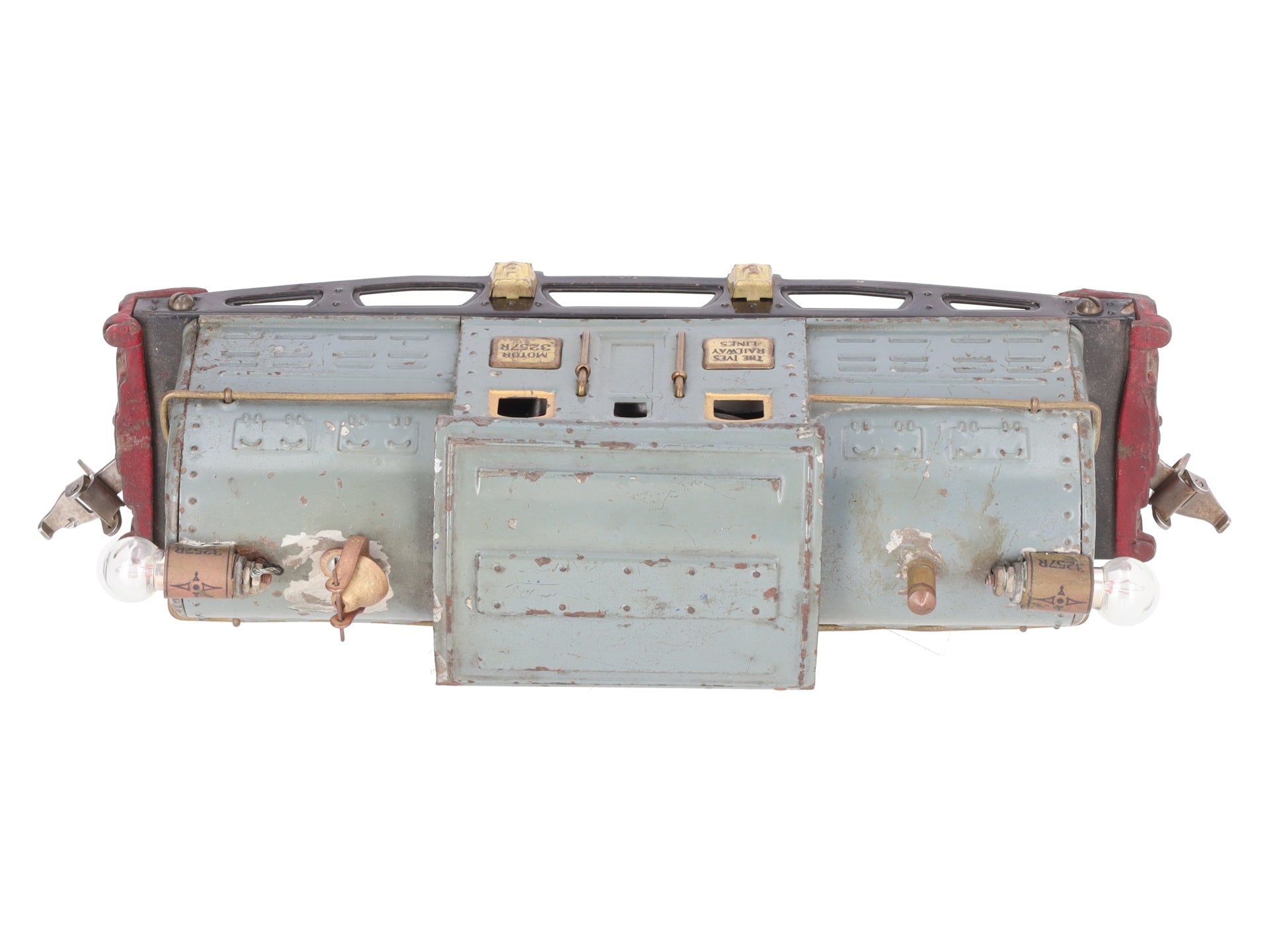Ives 3257R Vintage O 0-4-0 Gray Powered Electric Locomotive VG