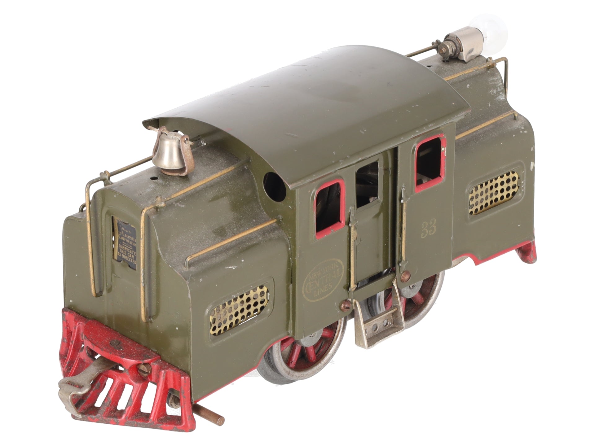 Lionel 33 Vintage Standard Gauge Prewar 0-4-0 Powered Electric Locomotive VG