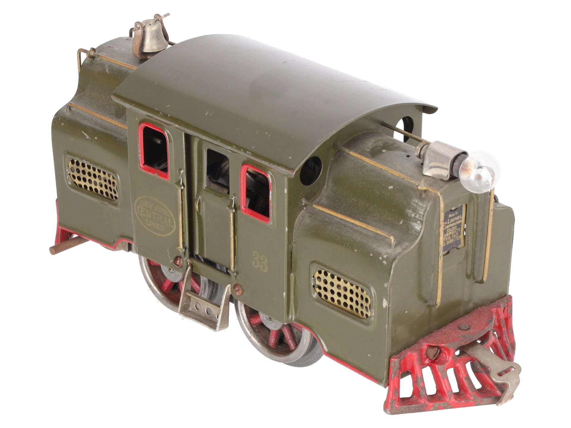 Lionel 33 Vintage Standard Gauge Prewar 0-4-0 Powered Electric Locomotive VG