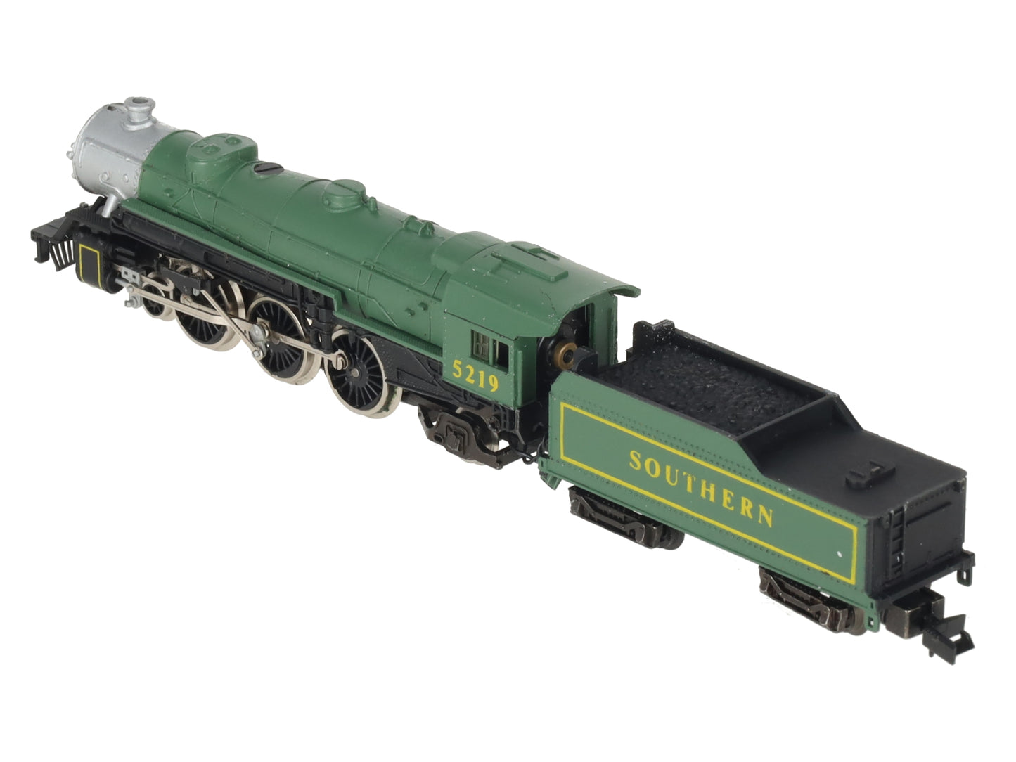 Arnold 5121 N Scale Southern 4-6-2 Steam Locomotive & Tender #5219 VG/Box