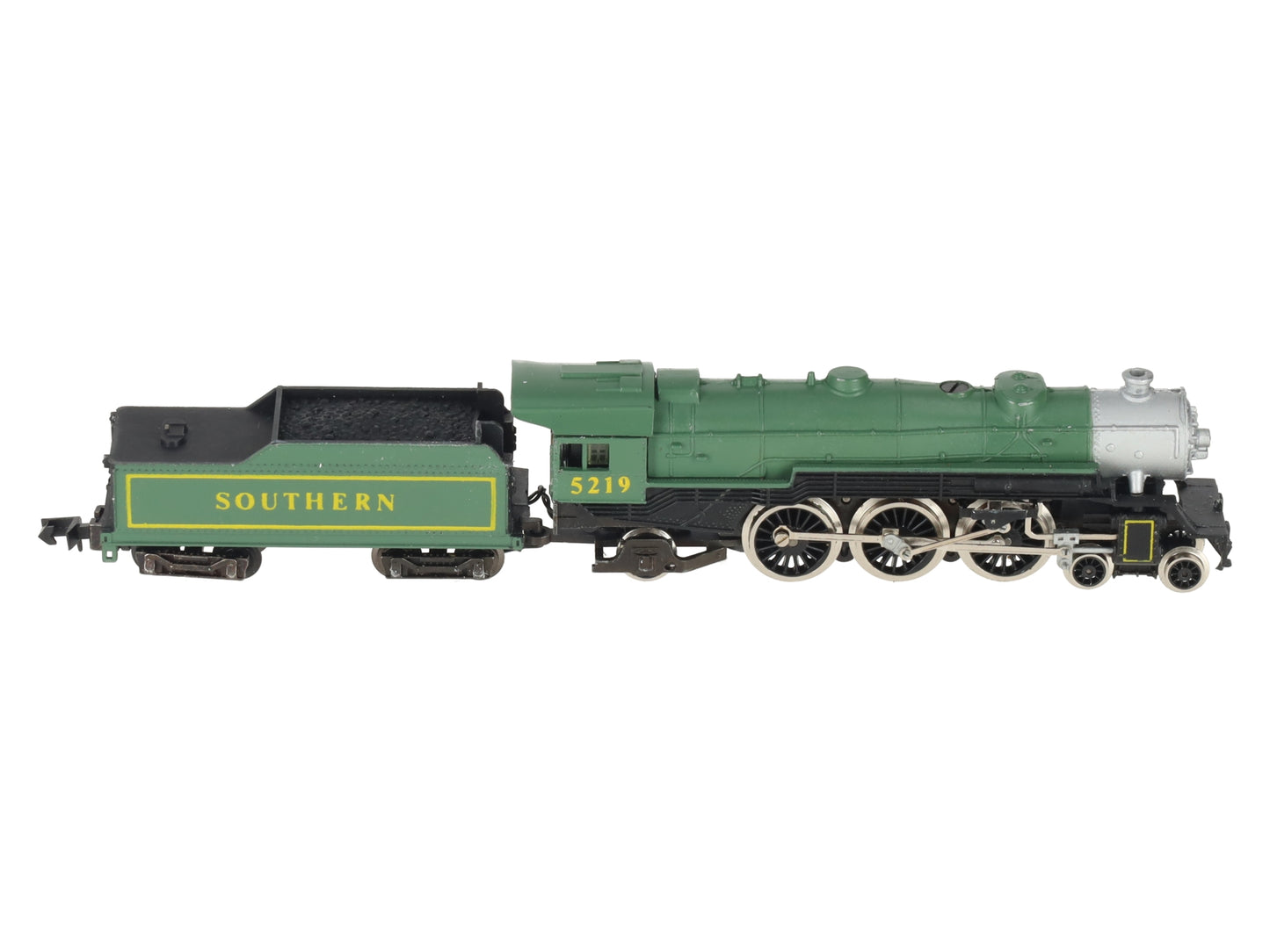Arnold 5121 N Scale Southern 4-6-2 Steam Locomotive & Tender #5219 VG/Box