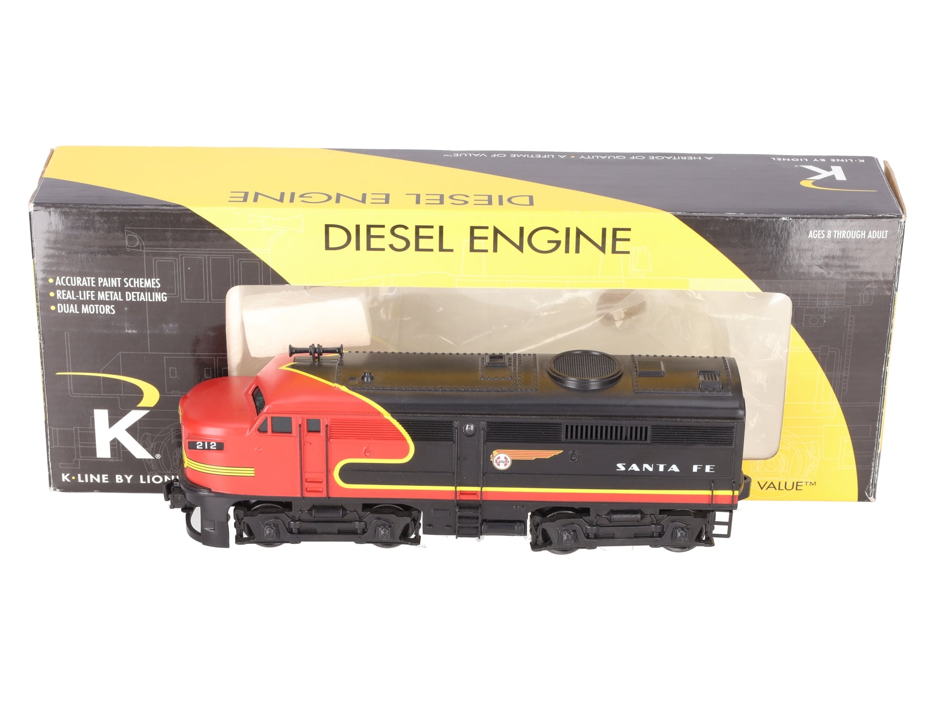 Lionel 6-21459 Santa Fe Midnight Chief Alco A Diesel Dummy Unit #212 LN/Box