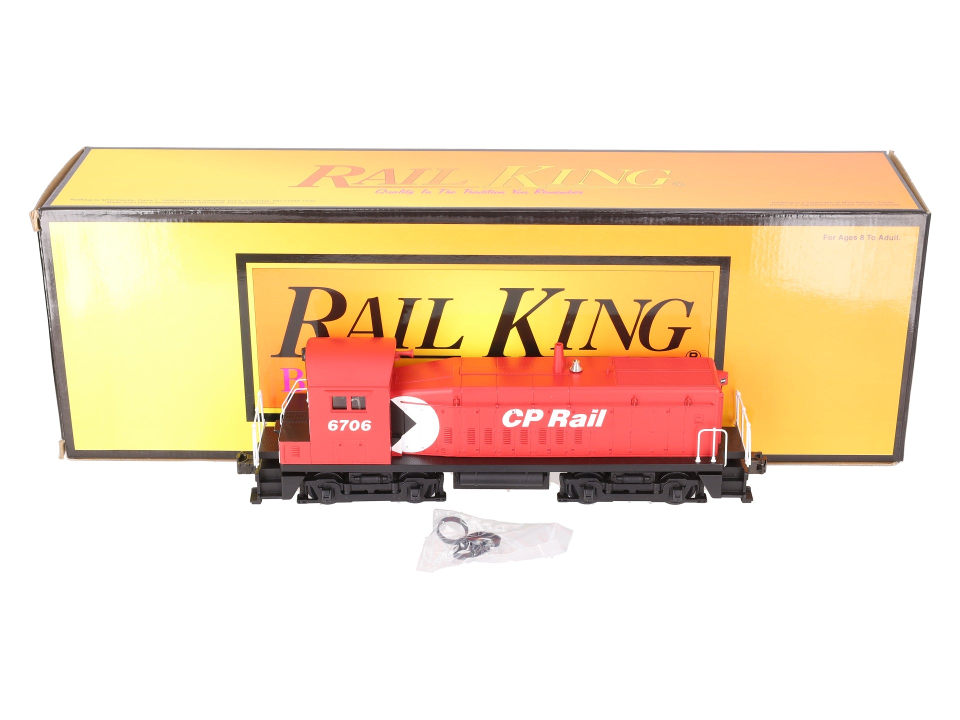 MTH 30-2166-1 O Gauge Canadian Pacific Rail SW-8 Diesel Switcher w/PS1 #6706 LN/Box