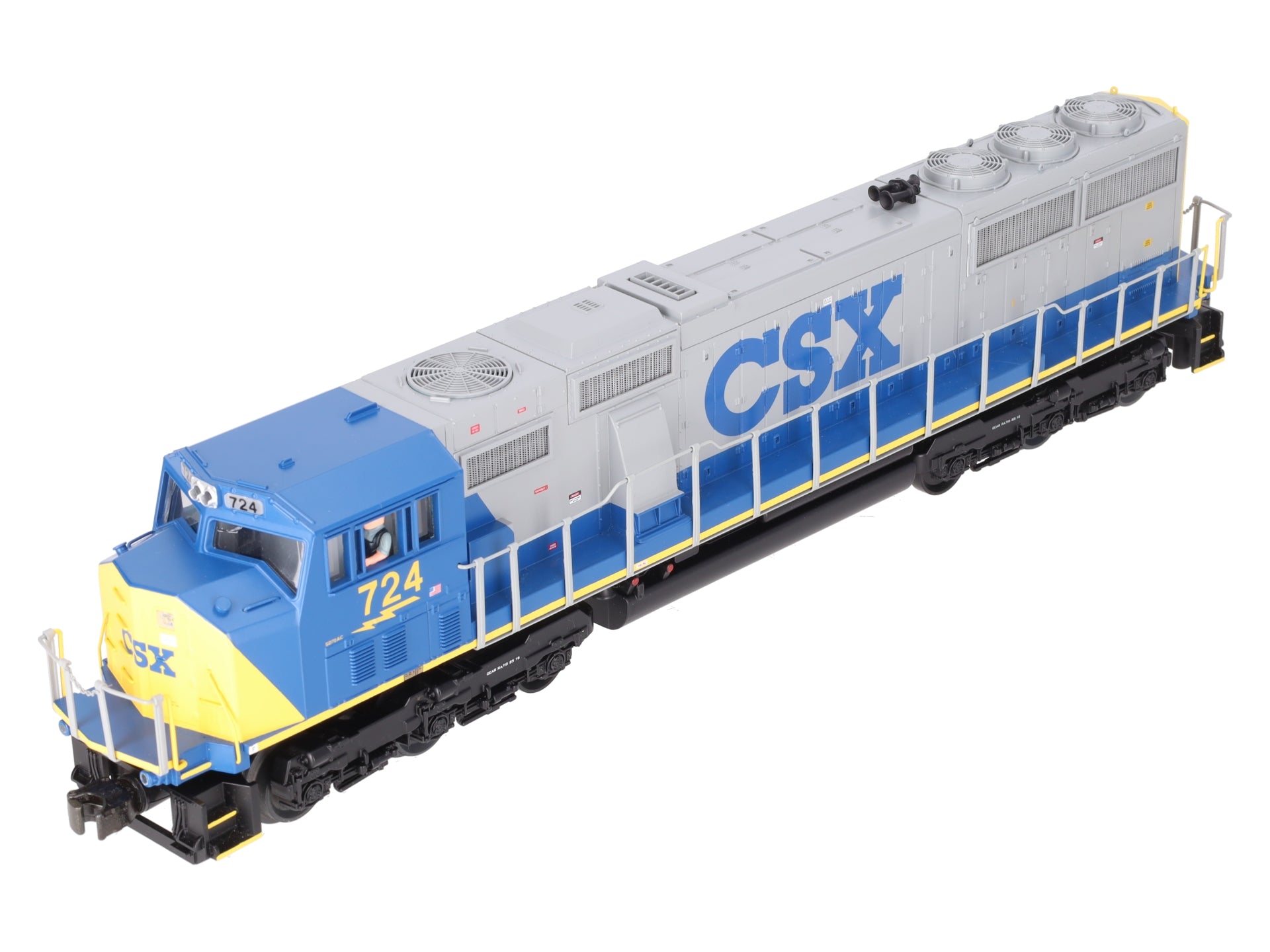 MTH 20-2224-1 O Gauge CSX SD70MAC Diesel Engine w/PS1 #724 LN/Box