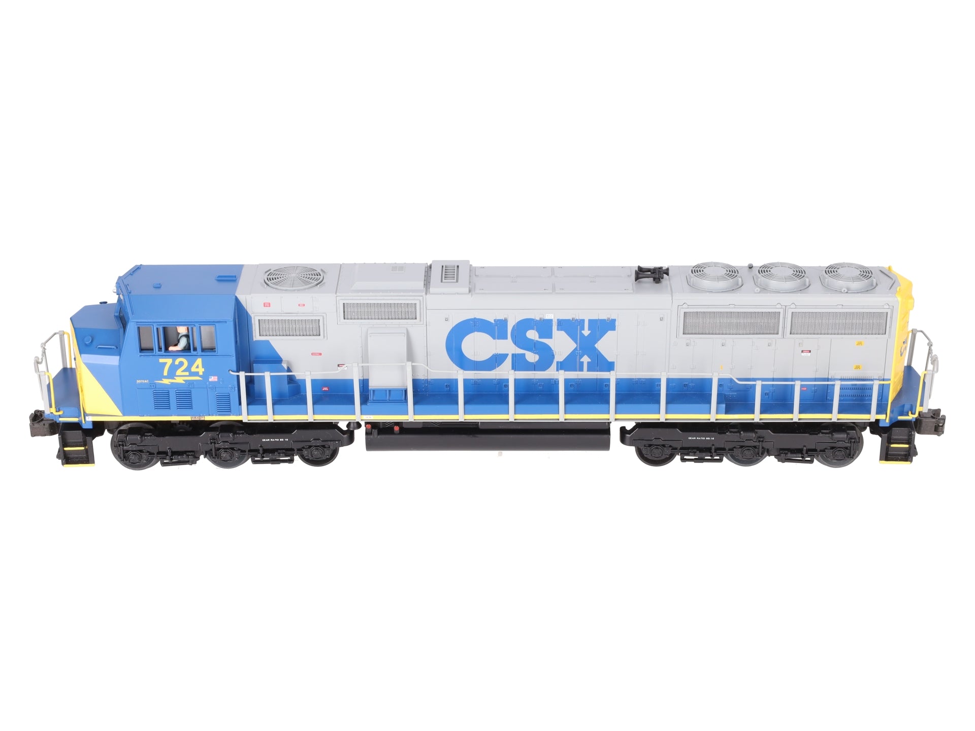 MTH 20-2224-1 O Gauge CSX SD70MAC Diesel Engine w/PS1 #724 LN/Box