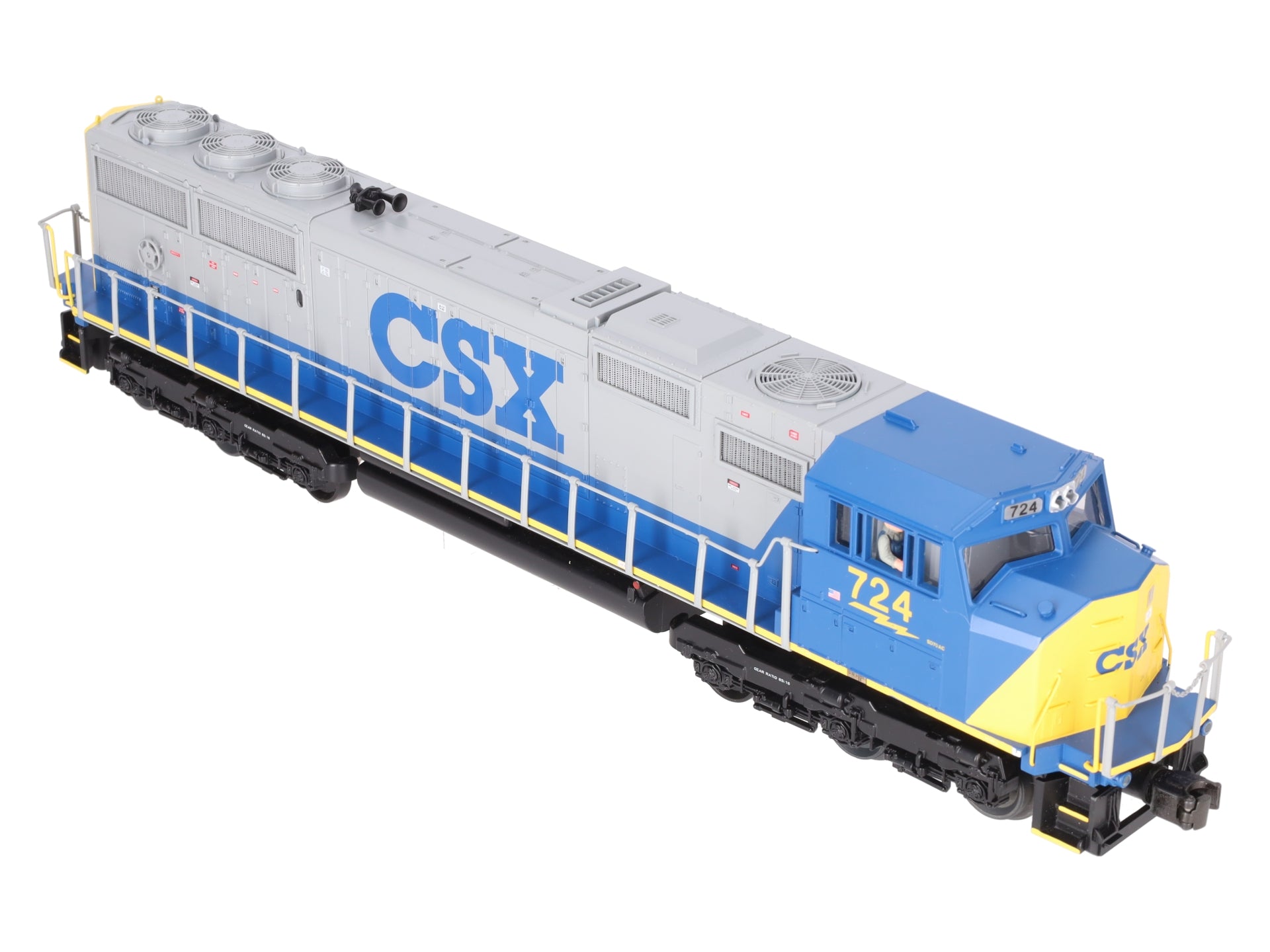 MTH 20-2224-1 O Gauge CSX SD70MAC Diesel Engine w/PS1 #724 LN/Box