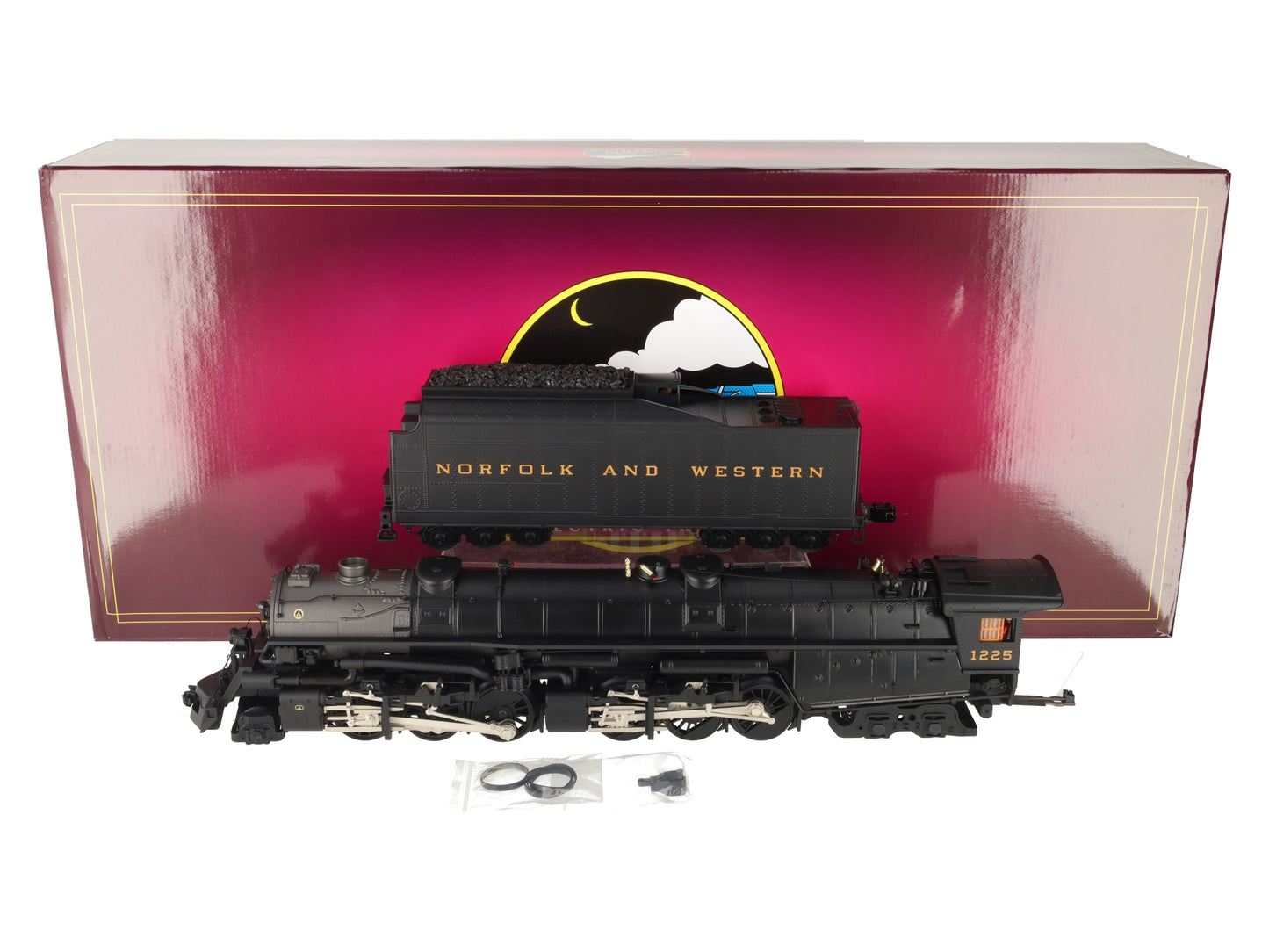MTH 20-3618-1 O Norfolk & Western Premier 2-6-6-4 Class A Steam Engine w/PS3 LN/Box