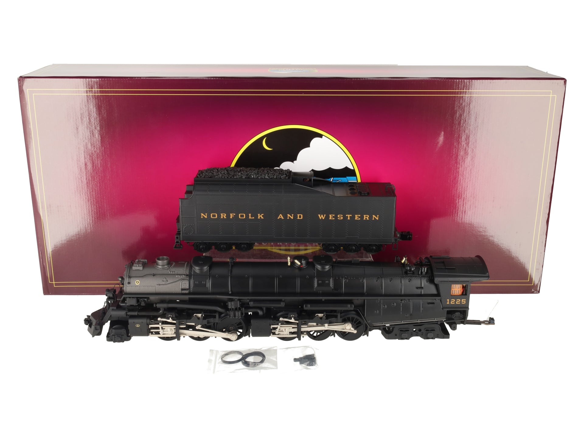 MTH 20-3618-1 O Norfolk & Western Premier 2-6-6-4 Class A Steam Engine w/PS3 LN/Box