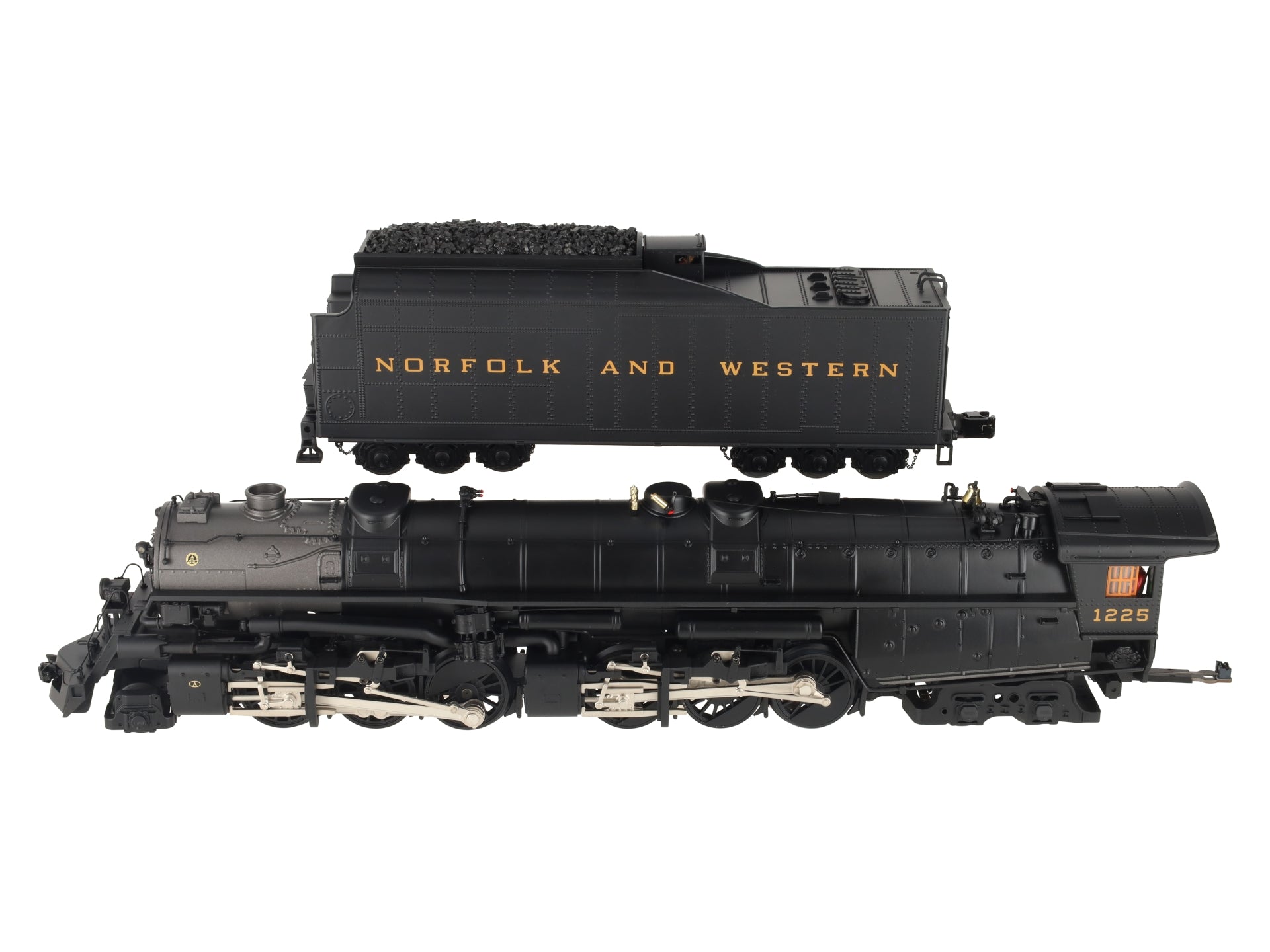 MTH 20-3618-1 O Norfolk & Western Premier 2-6-6-4 Class A Steam Engine w/PS3 LN/Box