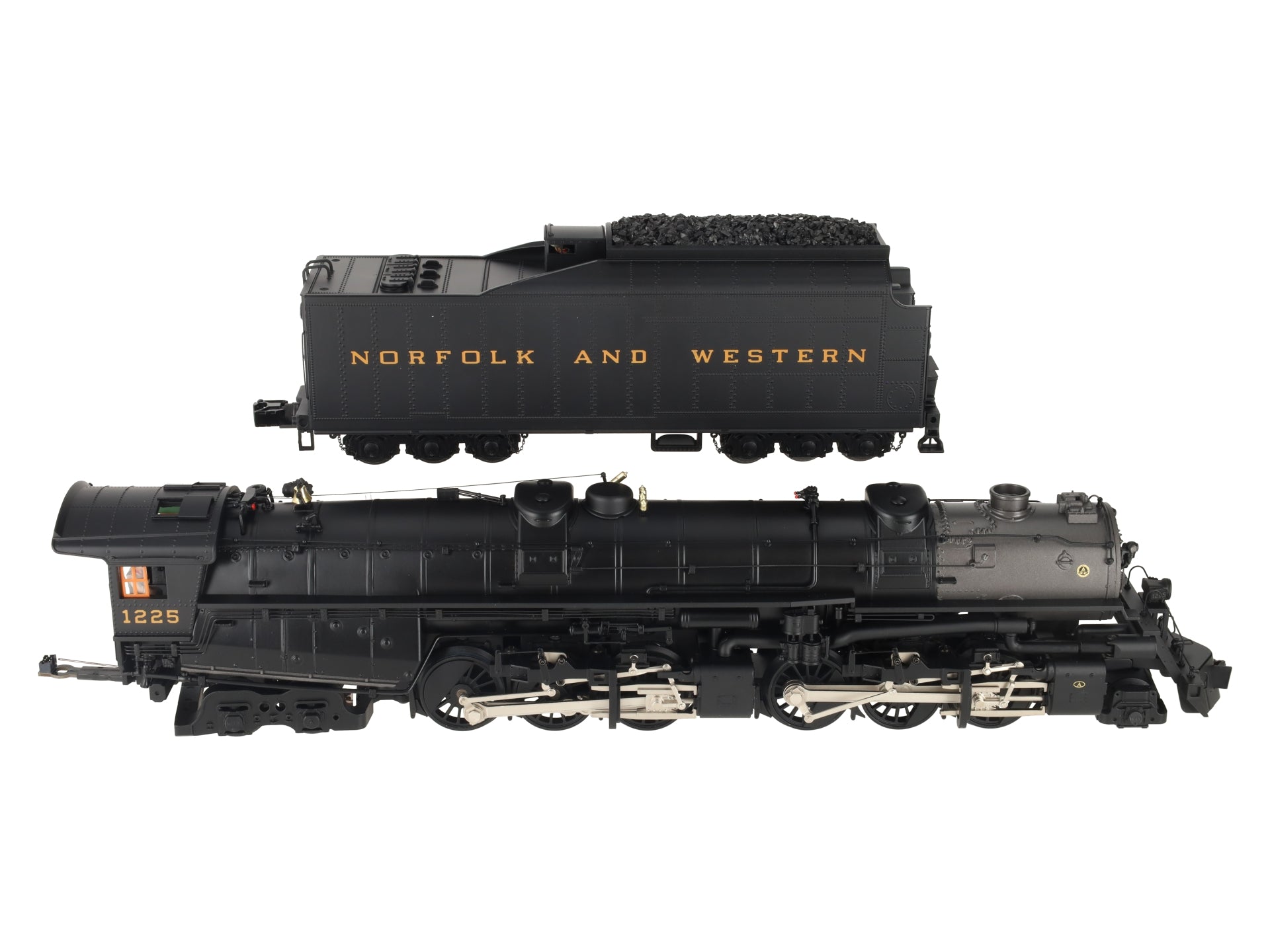 MTH 20-3618-1 O Norfolk & Western Premier 2-6-6-4 Class A Steam Engine w/PS3 LN/Box