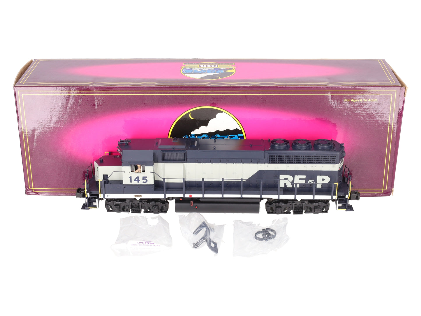 MTH 20-2425-1 O Gauge Richmond Frederick & Potomac Diesel Engine w/PS2 #145 LN/Box