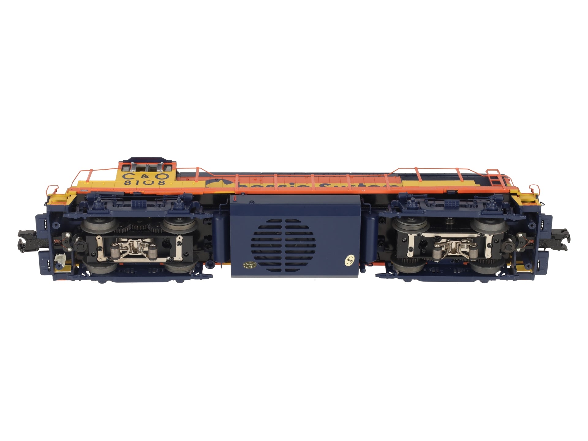 MTH 20-20220-1 Chessie U258B Diesel Engine w/PS3 #8108 (Hi-Rail Wheels) LN/Box