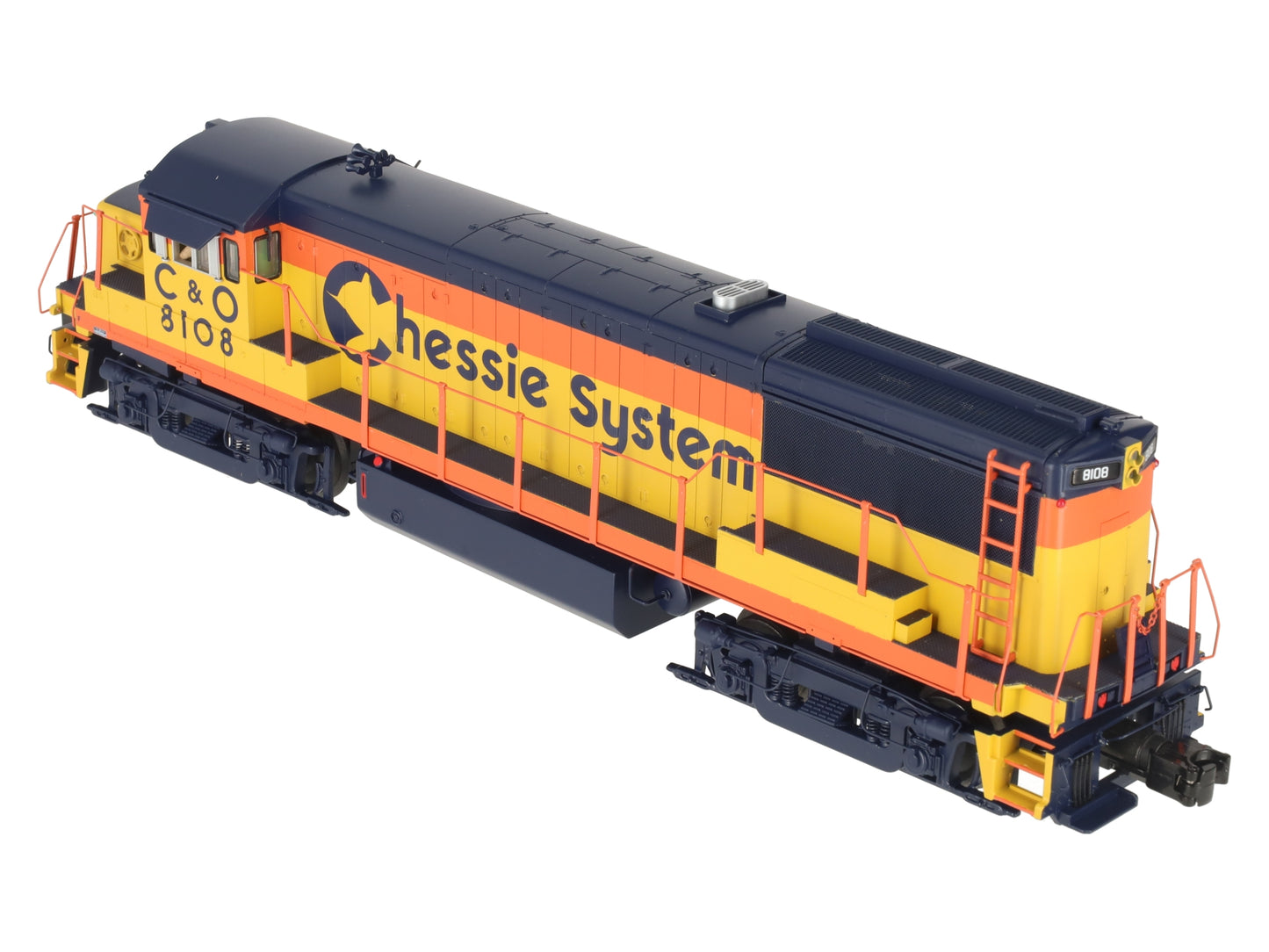 MTH 20-20220-1 Chessie U258B Diesel Engine w/PS3 #8108 (Hi-Rail Wheels) LN/Box