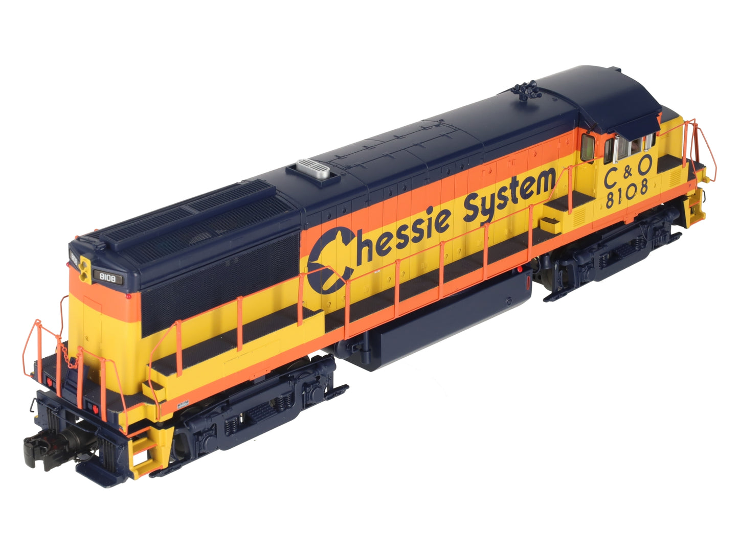 MTH 20-20220-1 Chessie U258B Diesel Engine w/PS3 #8108 (Hi-Rail Wheels) LN/Box