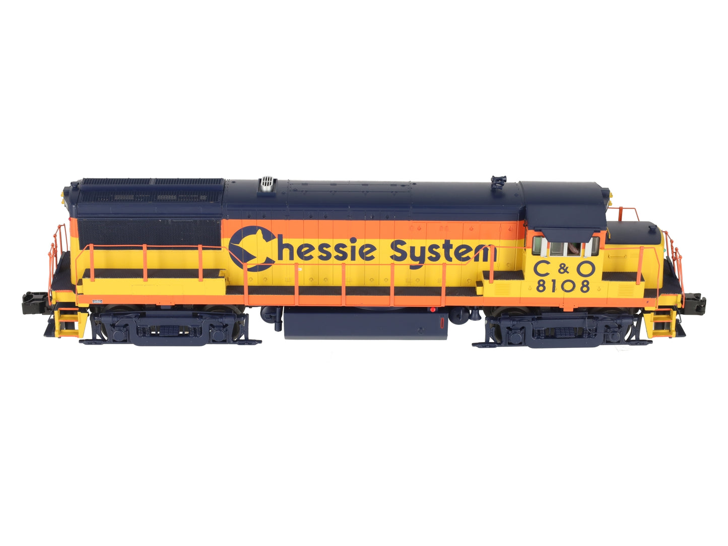 MTH 20-20220-1 Chessie U258B Diesel Engine w/PS3 #8108 (Hi-Rail Wheels) LN/Box