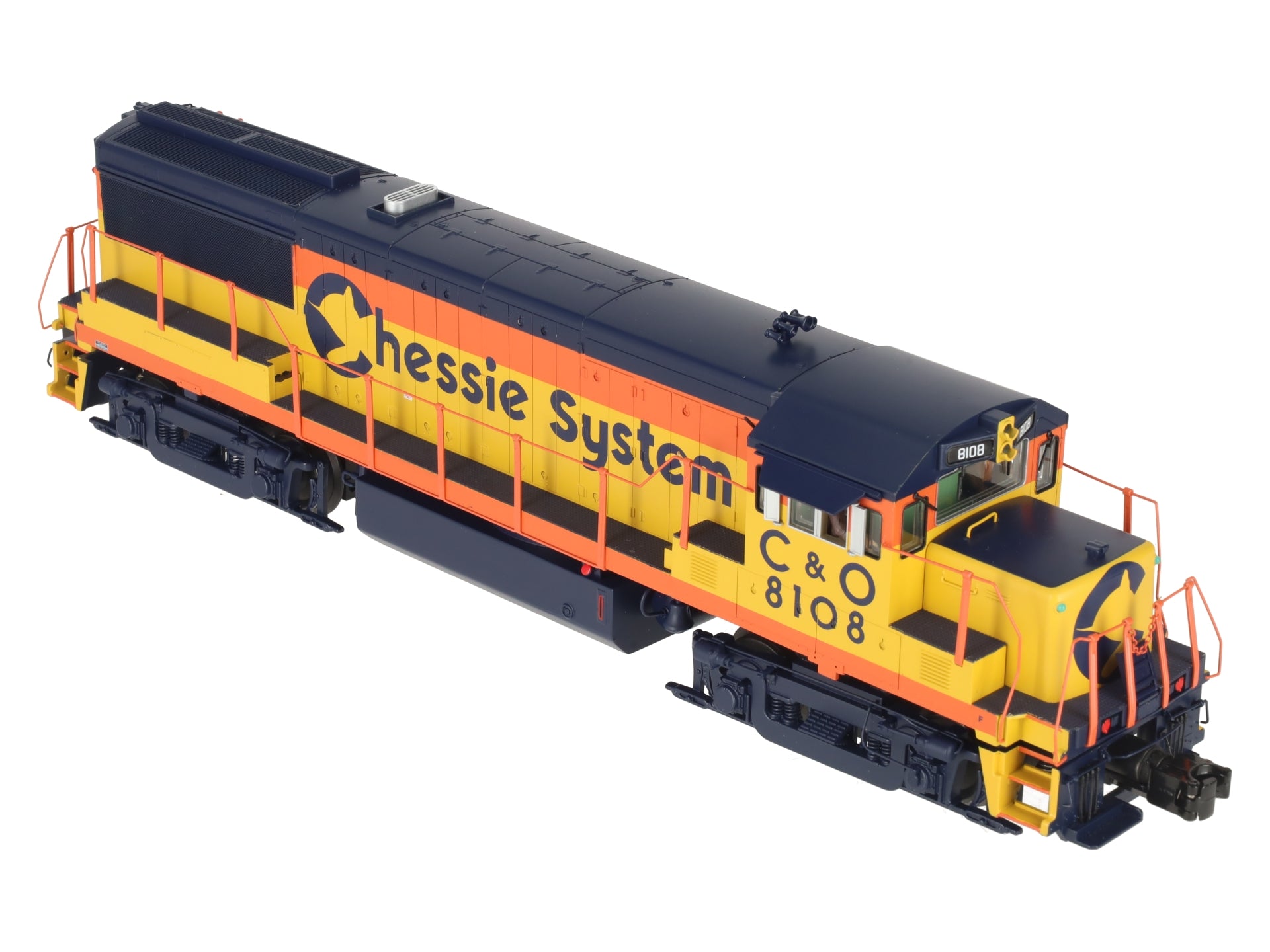 MTH 20-20220-1 Chessie U258B Diesel Engine w/PS3 #8108 (Hi-Rail Wheels) LN/Box