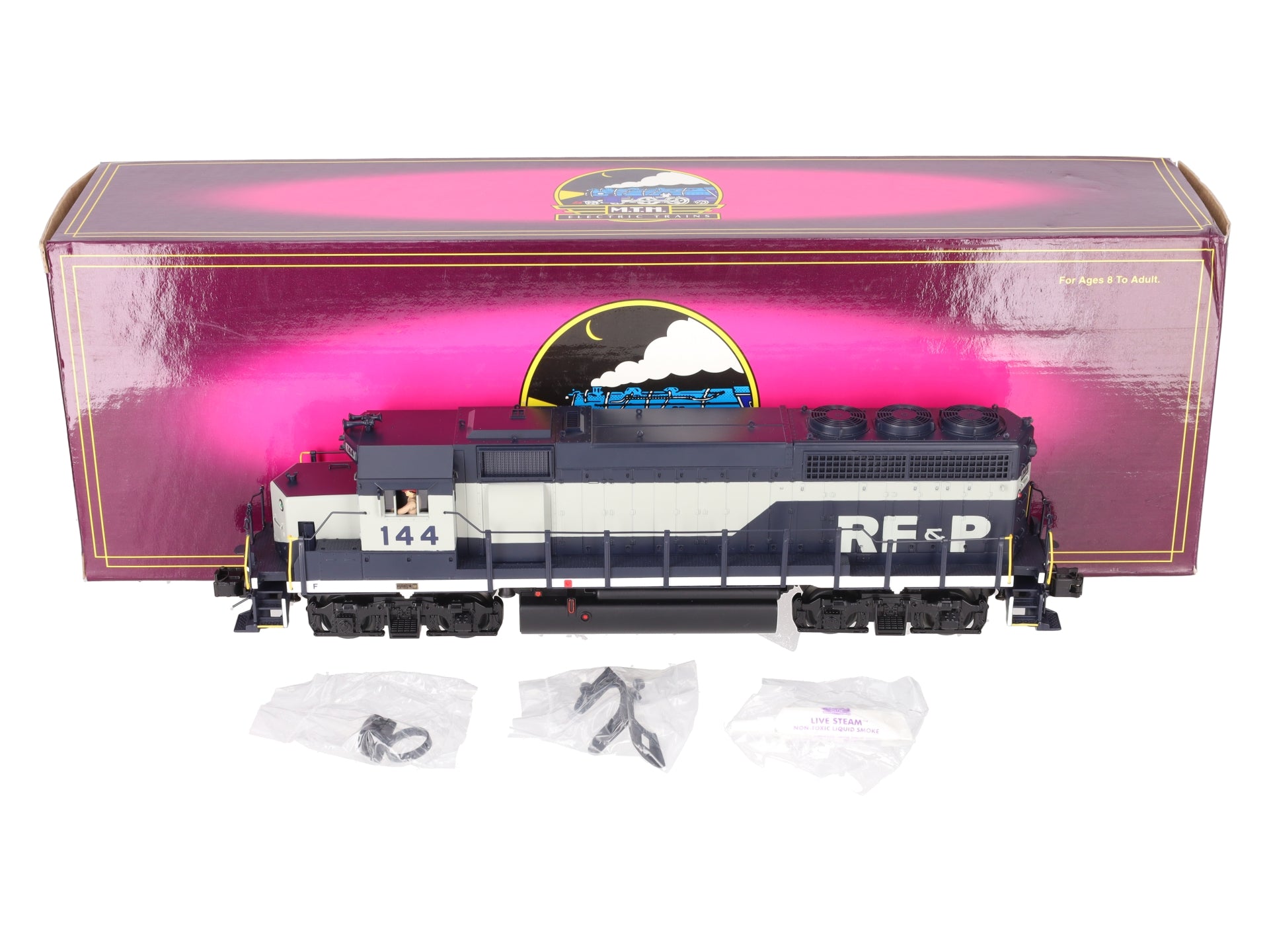 MTH 20-2425-1 O Gauge Richmond Frederick & Potomac Diesel Engine w/PS2 #144 LN/Box