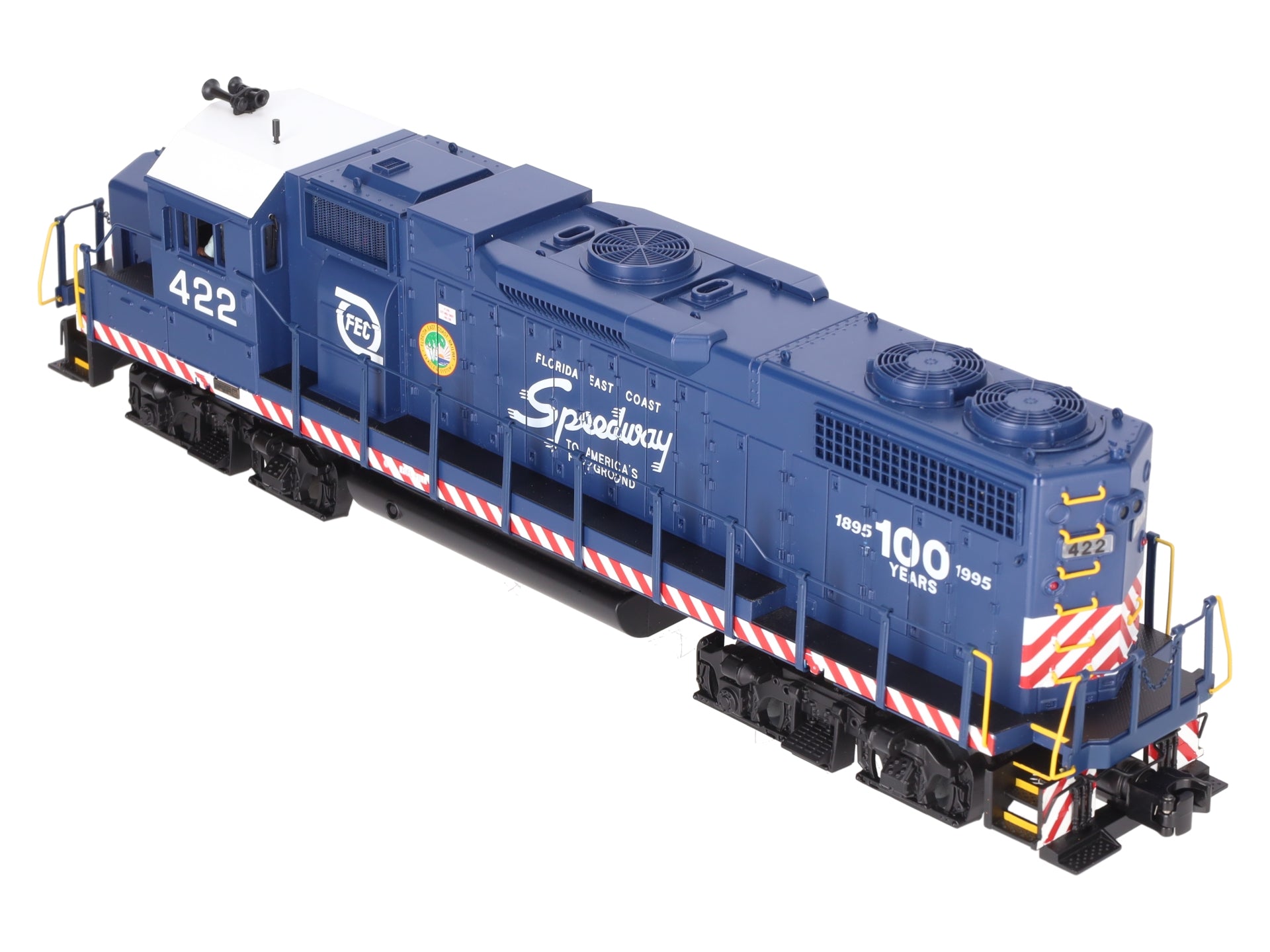 MTH 20-2253-1 O Gauge Florida East Coast GP38-2 Diesel Engine w/PS2 #422 LN/Box