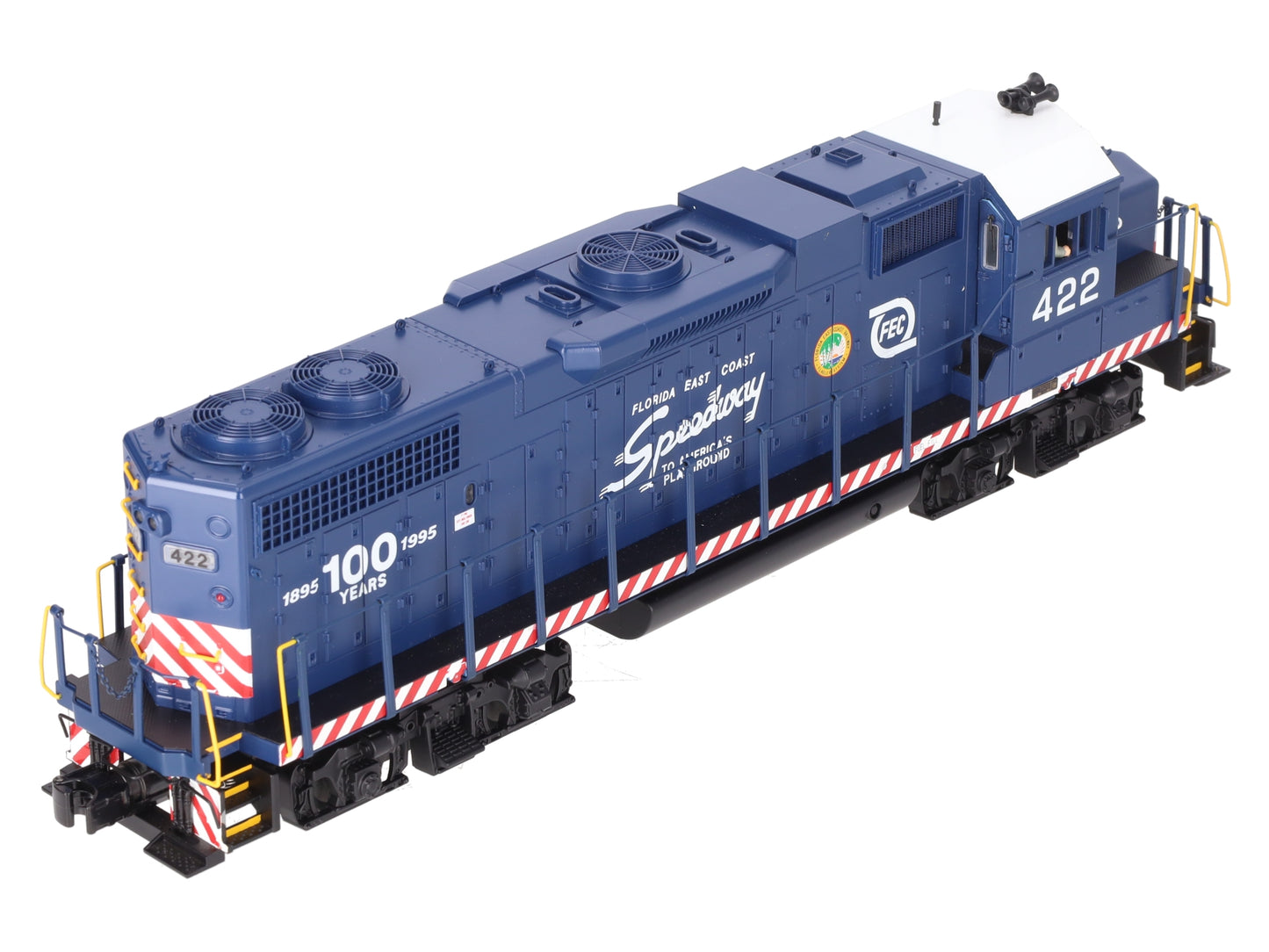 MTH 20-2253-1 O Gauge Florida East Coast GP38-2 Diesel Engine w/PS2 #422 LN/Box